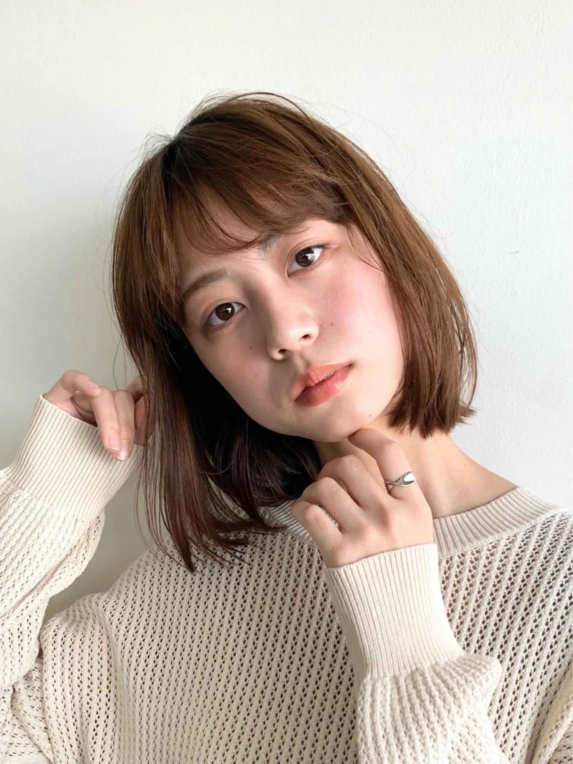 ショート カラー ヘアカラー トリートメント ヘアセット 🌿似合わせ透明感 カラー松本朋幸🌿のヘアスタイル