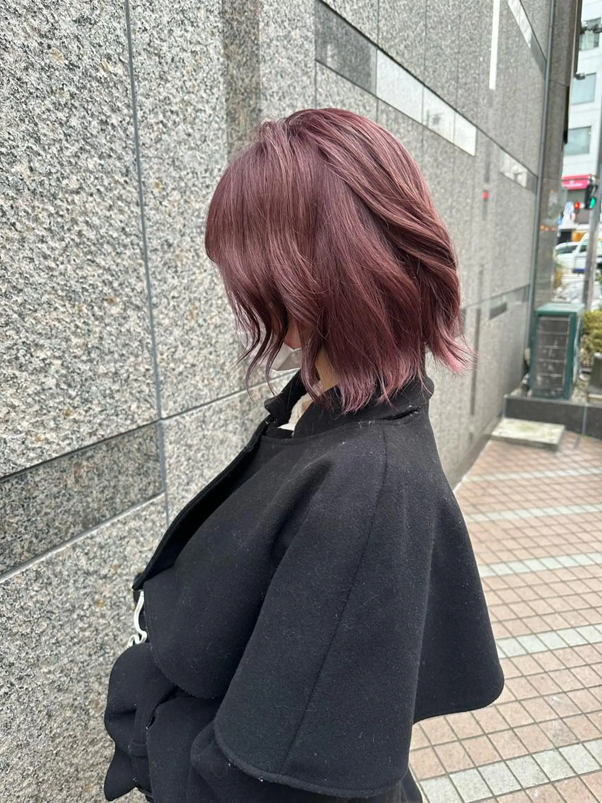 ショート カラー ブリーチ ピンクカラー カット ヘアカラー トリートメント 美髪矯正・レイヤー 倉友哉のヘアスタイル