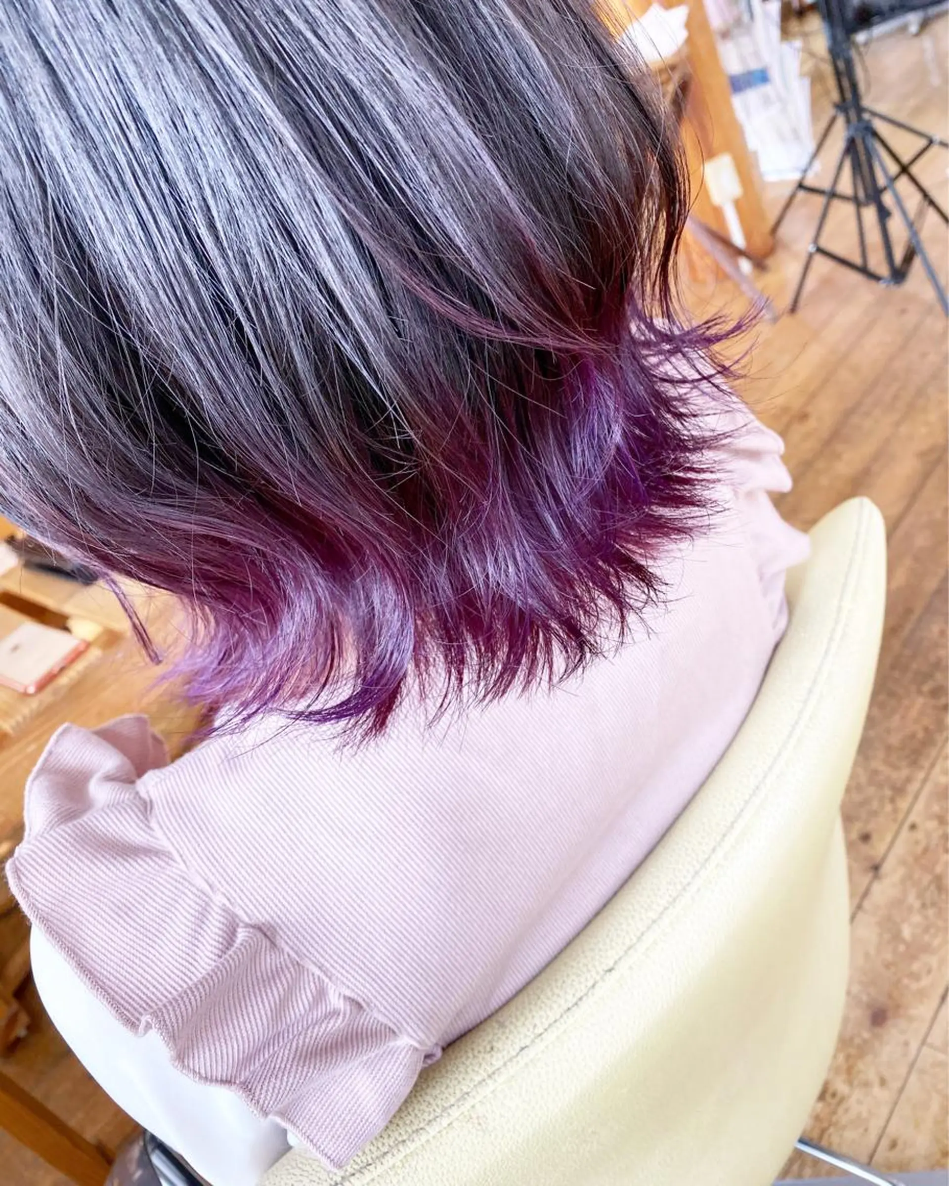 ミディアム カラー 荒木 ひろかのヘアスタイル