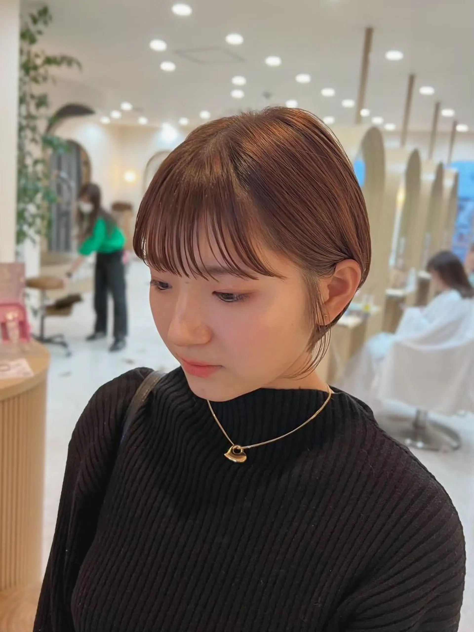 ショート ベージュ/髪質改善 新潟/万代/井上佑のヘアスタイル