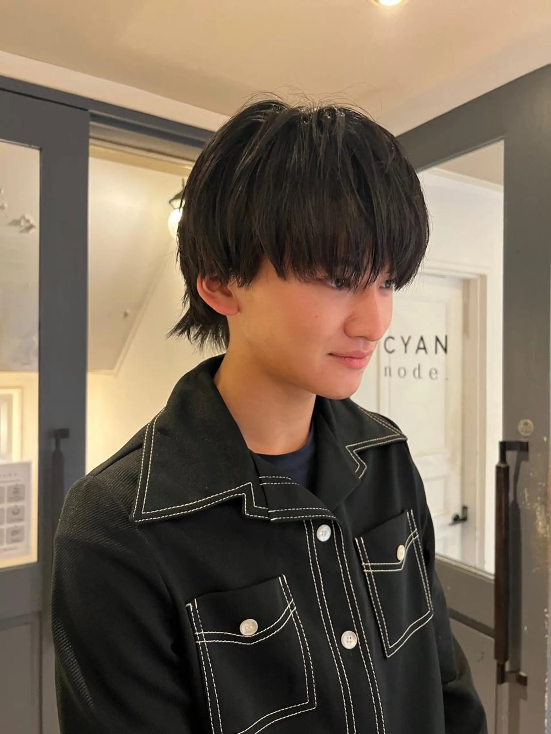 ショート カラー パーマ ヘアアレンジ メンズ キッズ ネイル マツエク・マツパ アイブロウ メンズアイブロウ メンズネイル ウルフレイヤーカット /チヒロのヘアスタイル
