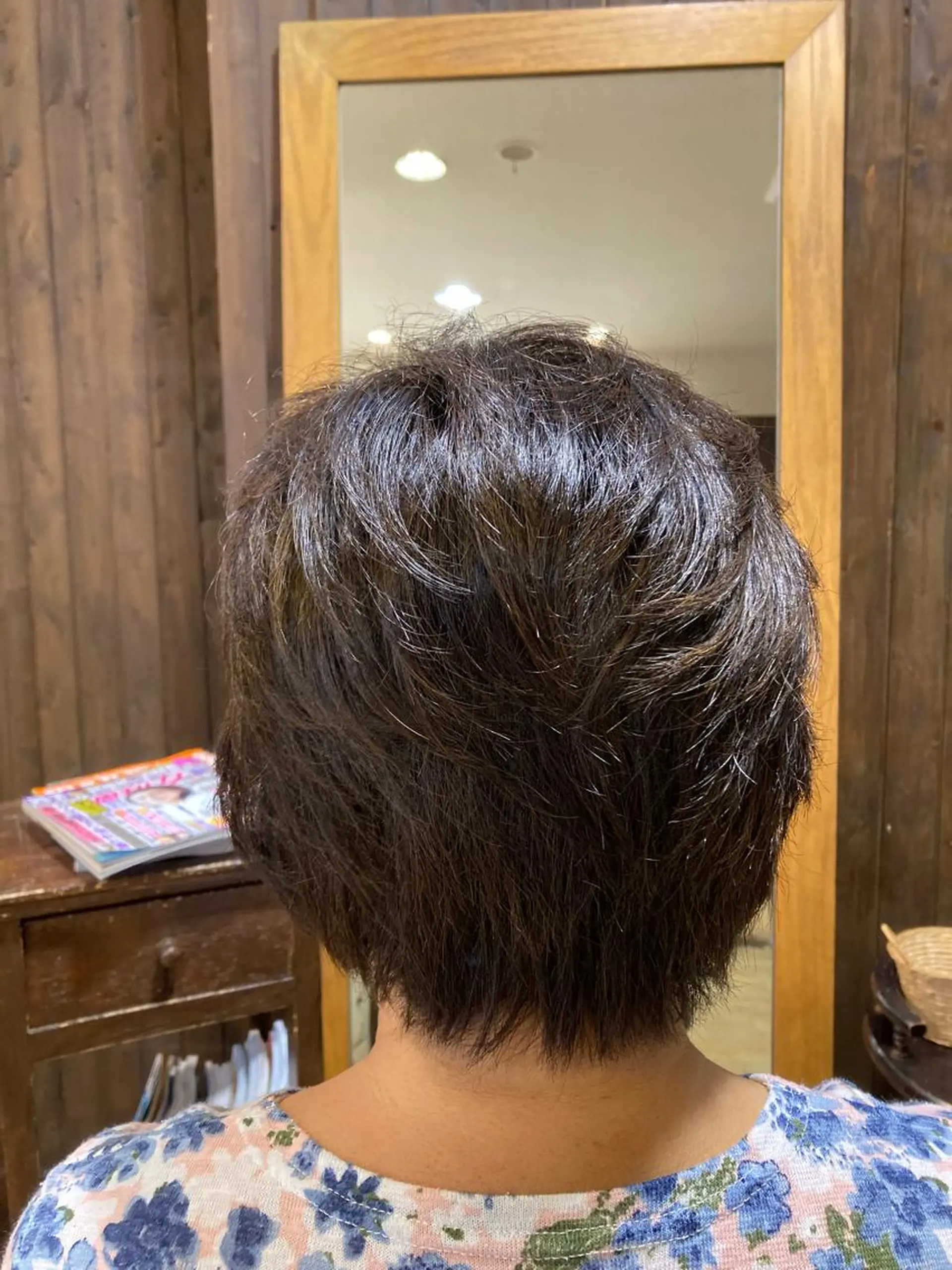 ショート カット ヘアカラー ルミ エールのヘアスタイル