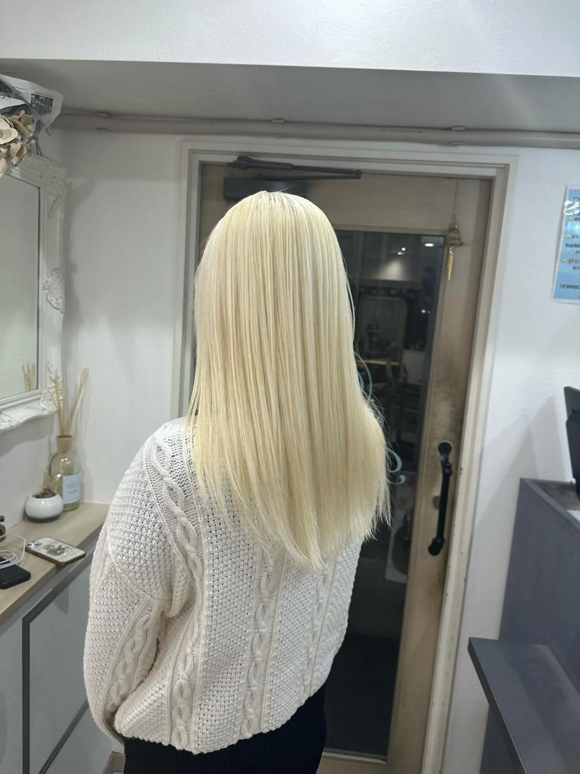 ロング ミルクティーベージュ /三村克彦のヘアスタイル