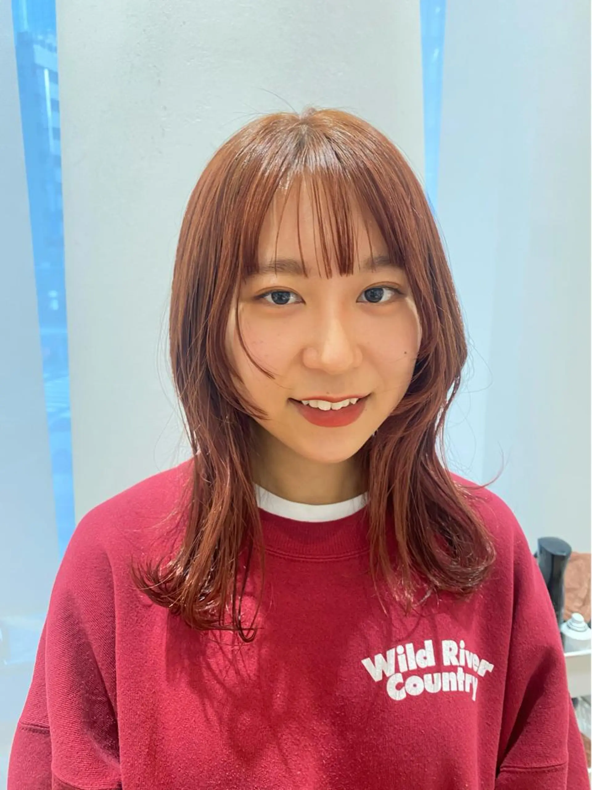 ミディアム カラー 増井 彩乃のヘアスタイル