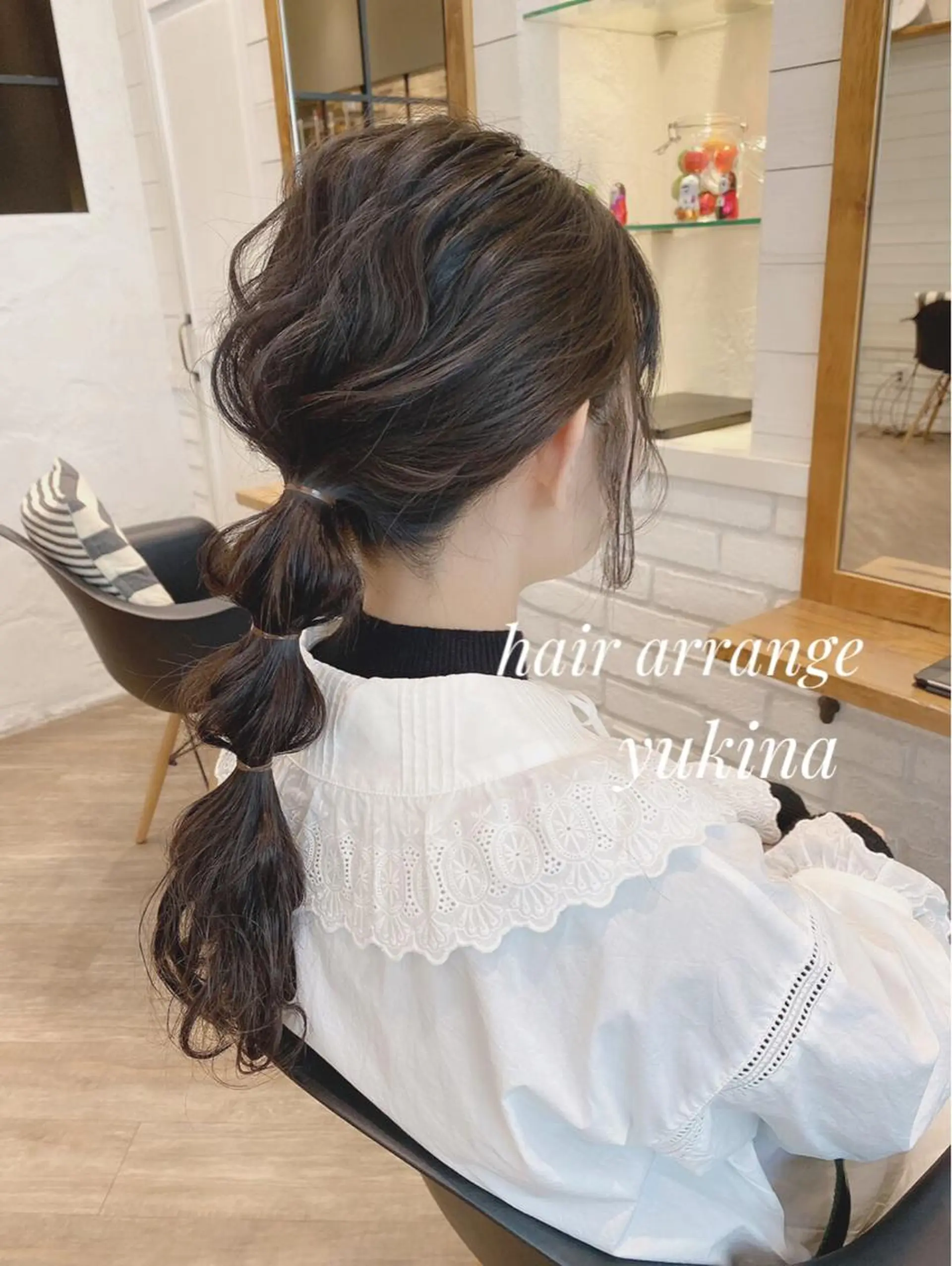 ロング 玉ねぎヘアー ヘアセット ✨透明感ケアカラー✨ 長野ゆきなのヘアスタイル