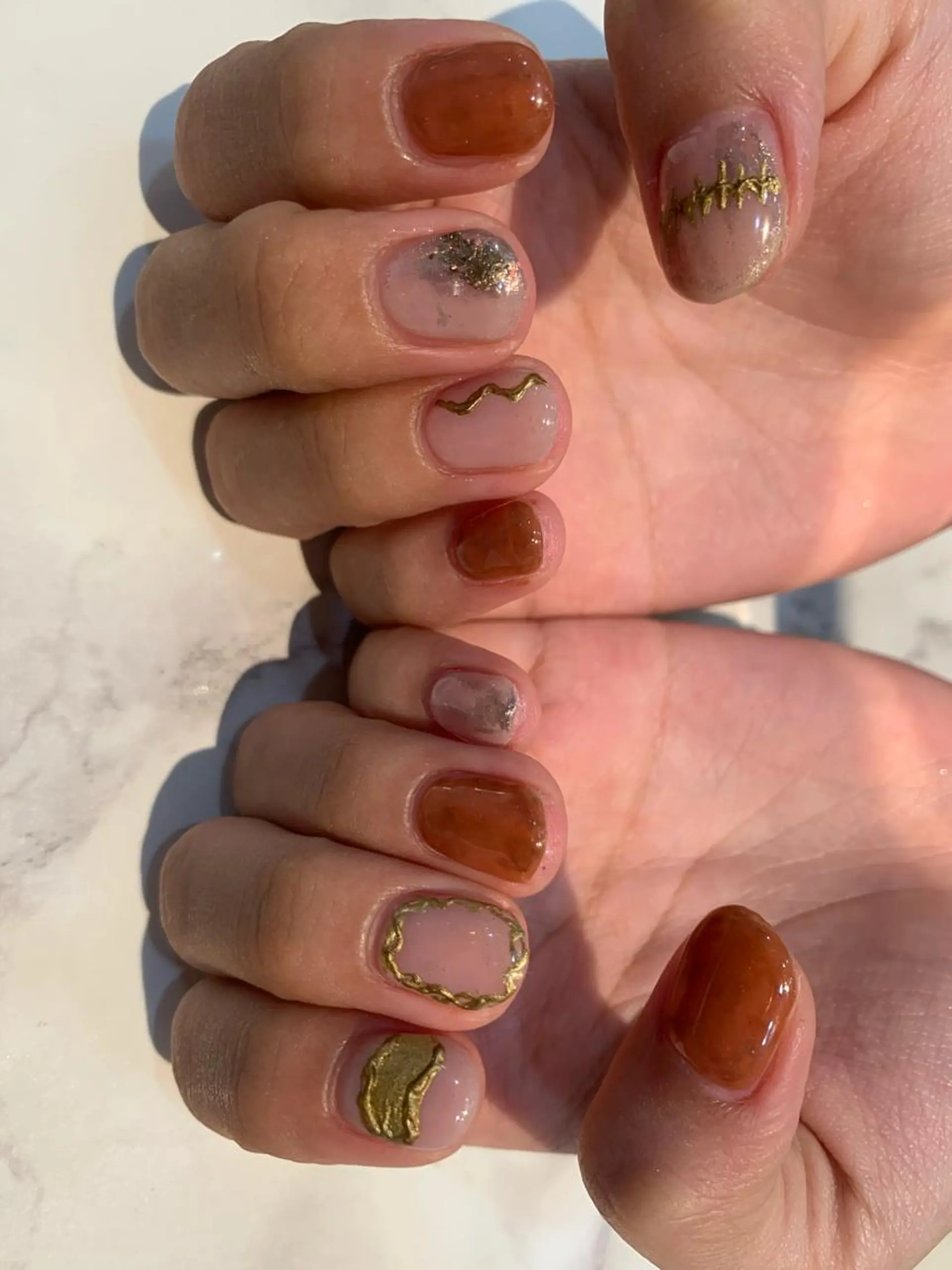 ネイル AMI ウルフパーマ/メンズのヘアスタイル