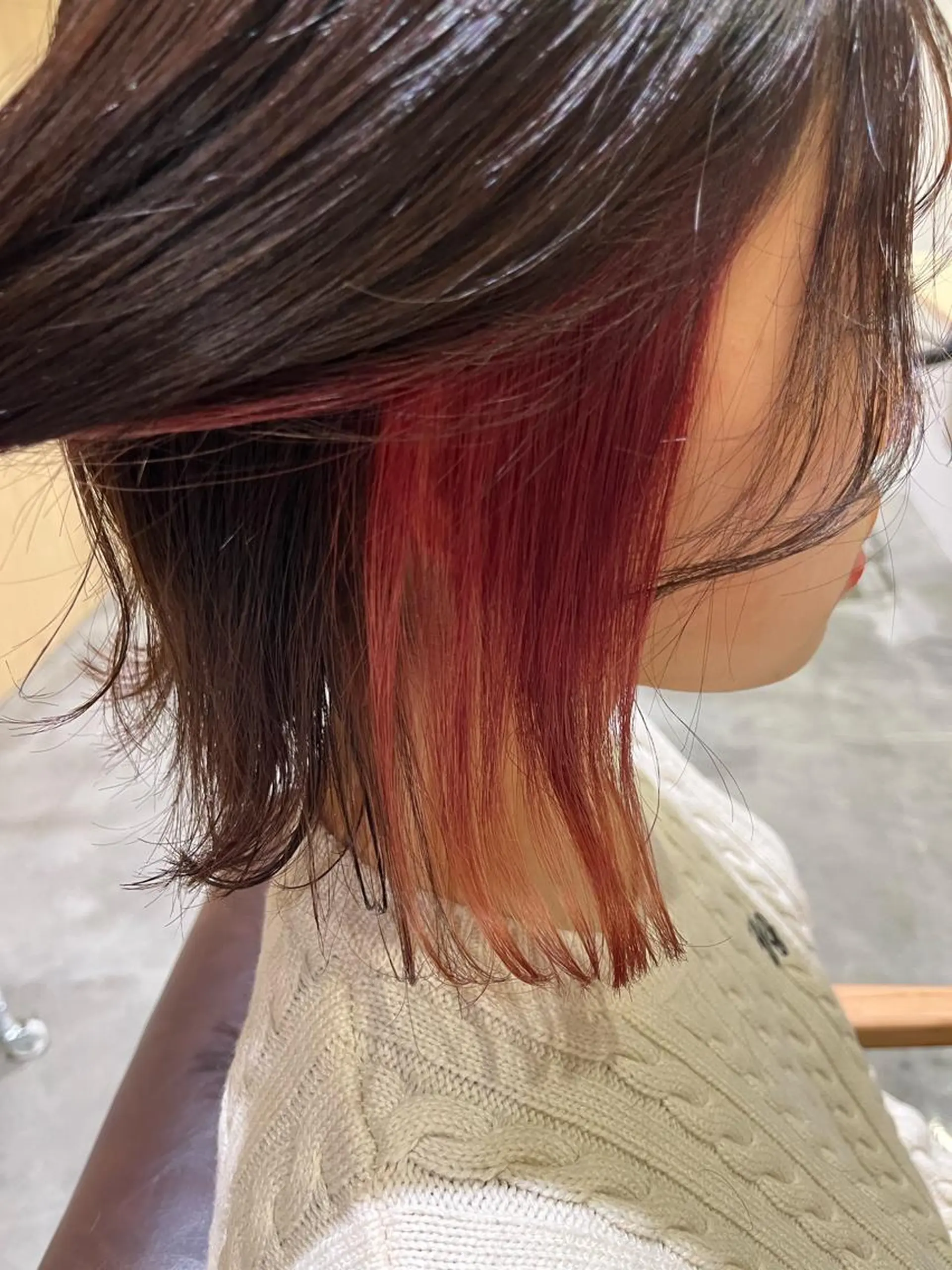 ミディアム カラー アッシュ ベージュカラー ブリーチ ケアブリーチ ダブルカラー 🌼あんなtrend color🌼のヘアスタイル