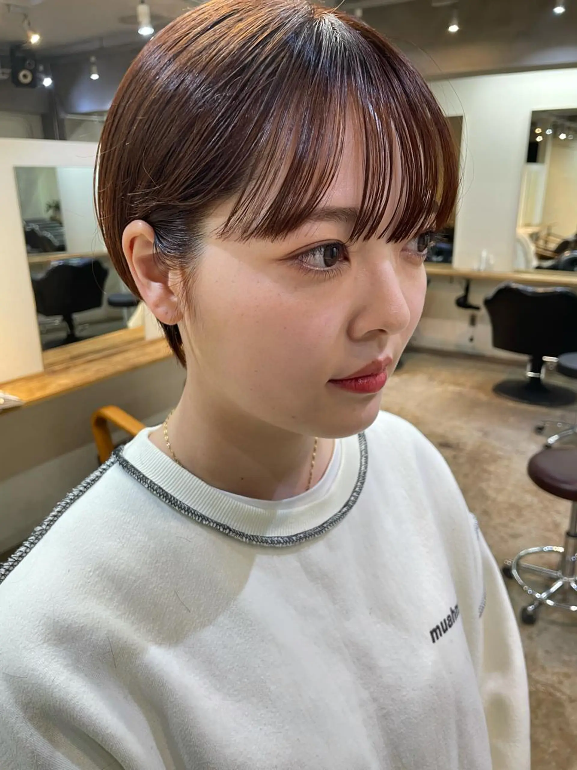 ショート カット ヘアカラー トリートメント 斎藤祐樹 /レイヤー/パーマのヘアスタイル