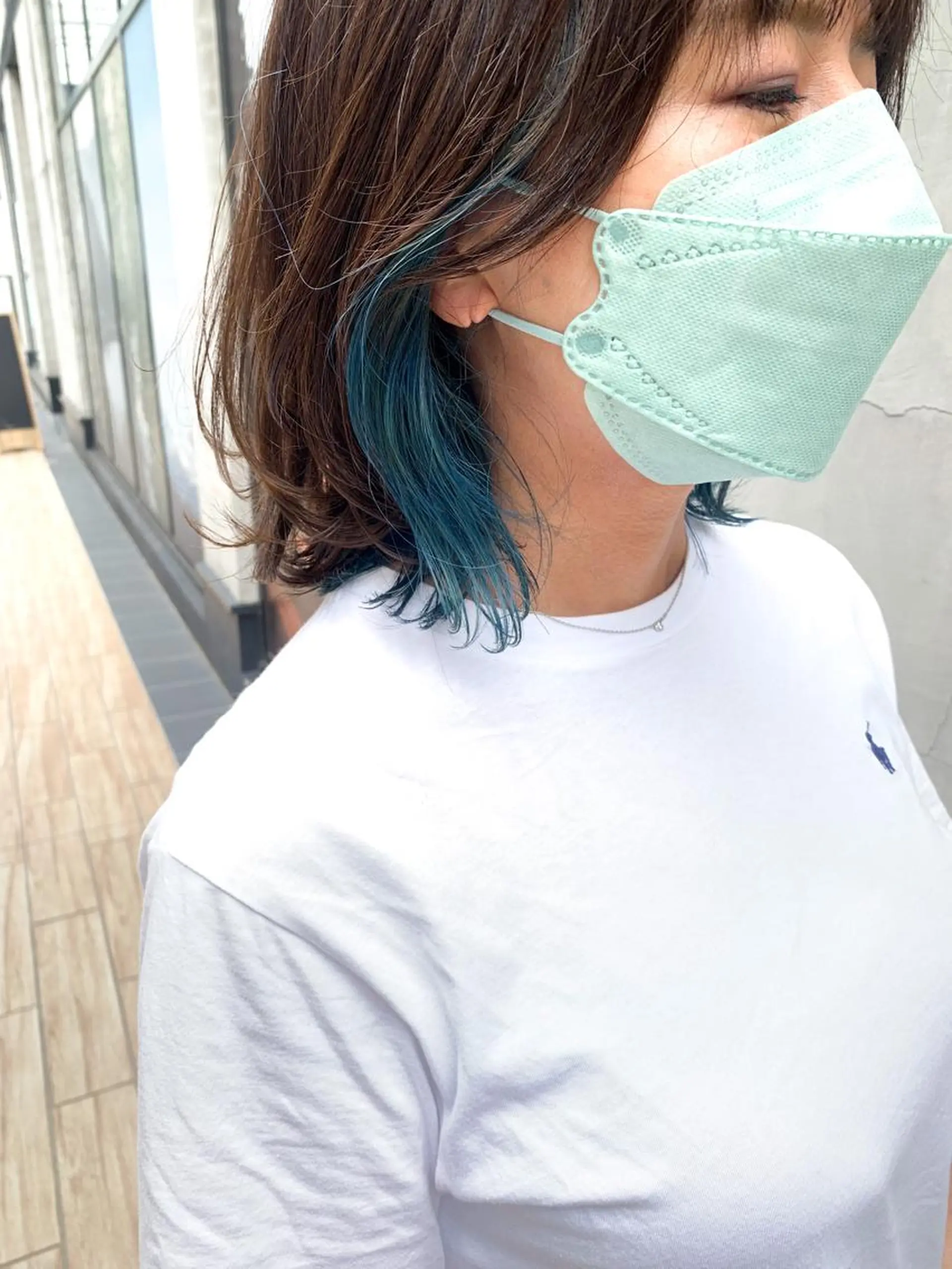 ショート カラー ヘアアレンジ ブリーチ ヘアカラー トリートメント yuka .のヘアスタイル