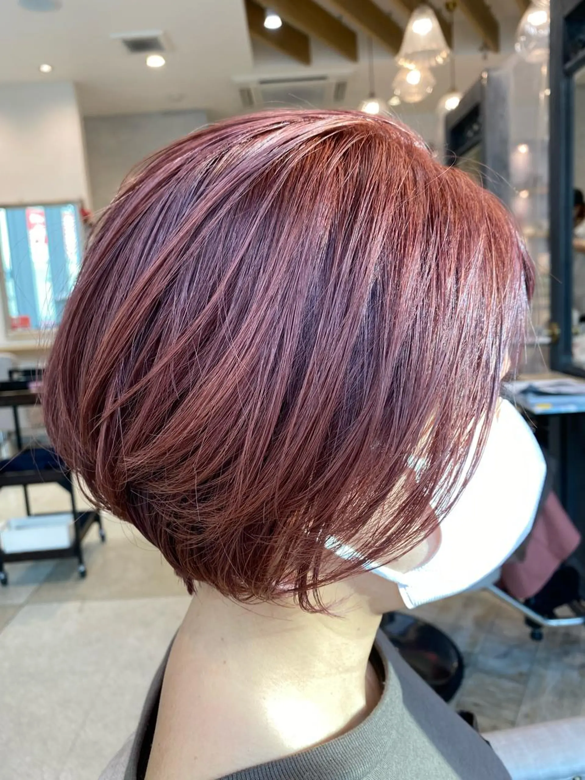 ショート カット ヘアカラー トリートメント くびれショート・ボブ カットorパーマ特化のヘアスタイル