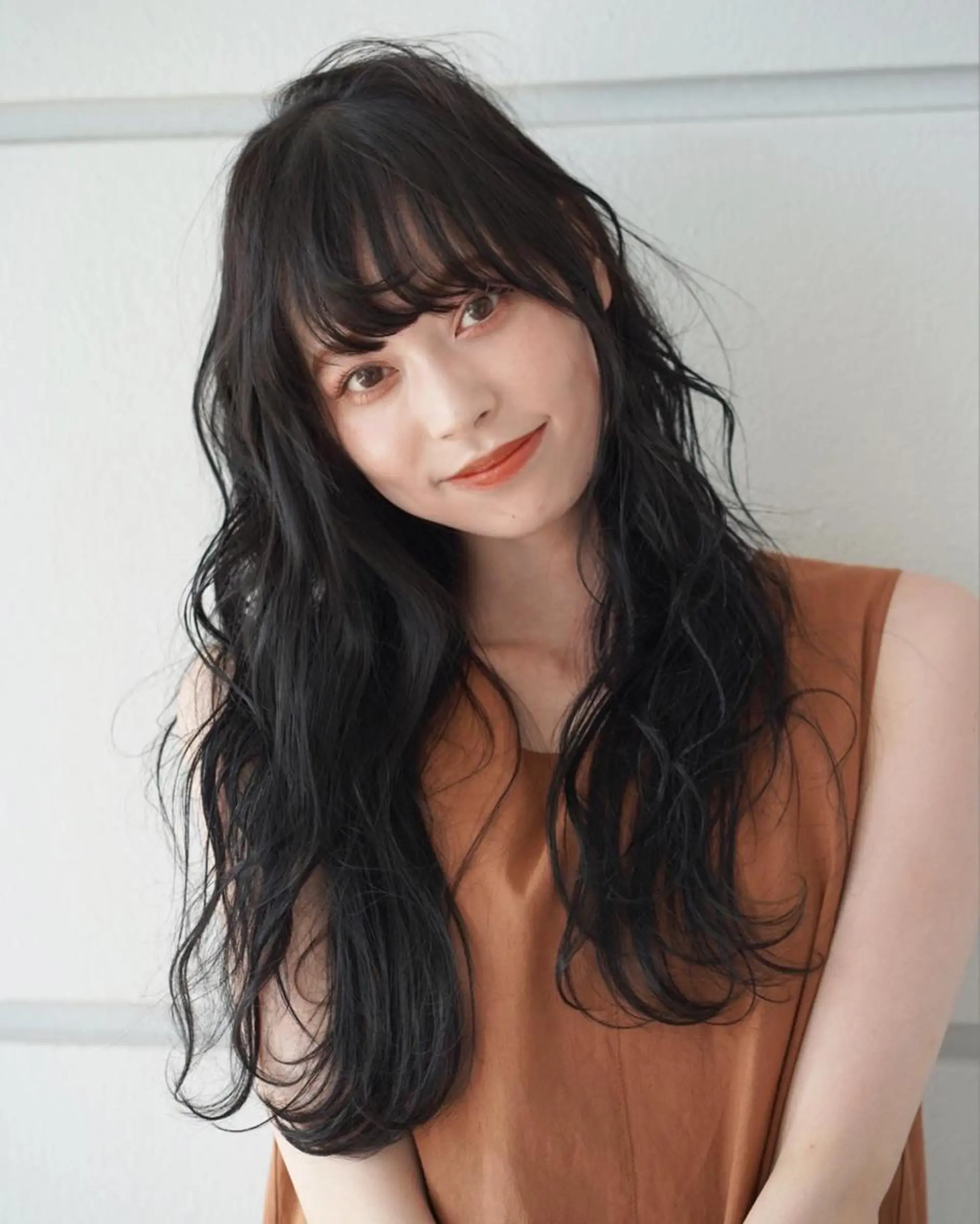 ロング カラー パーマ ヘアアレンジ 松尾謙佑【ハイライト LEDエクステ】のヘアスタイル