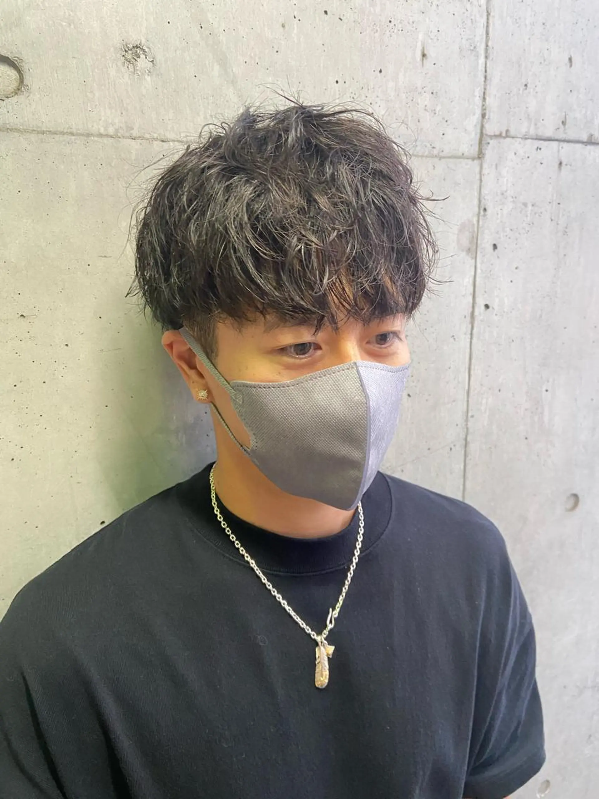 ショート パーマ メンズ Mirai 🧸のヘアスタイル