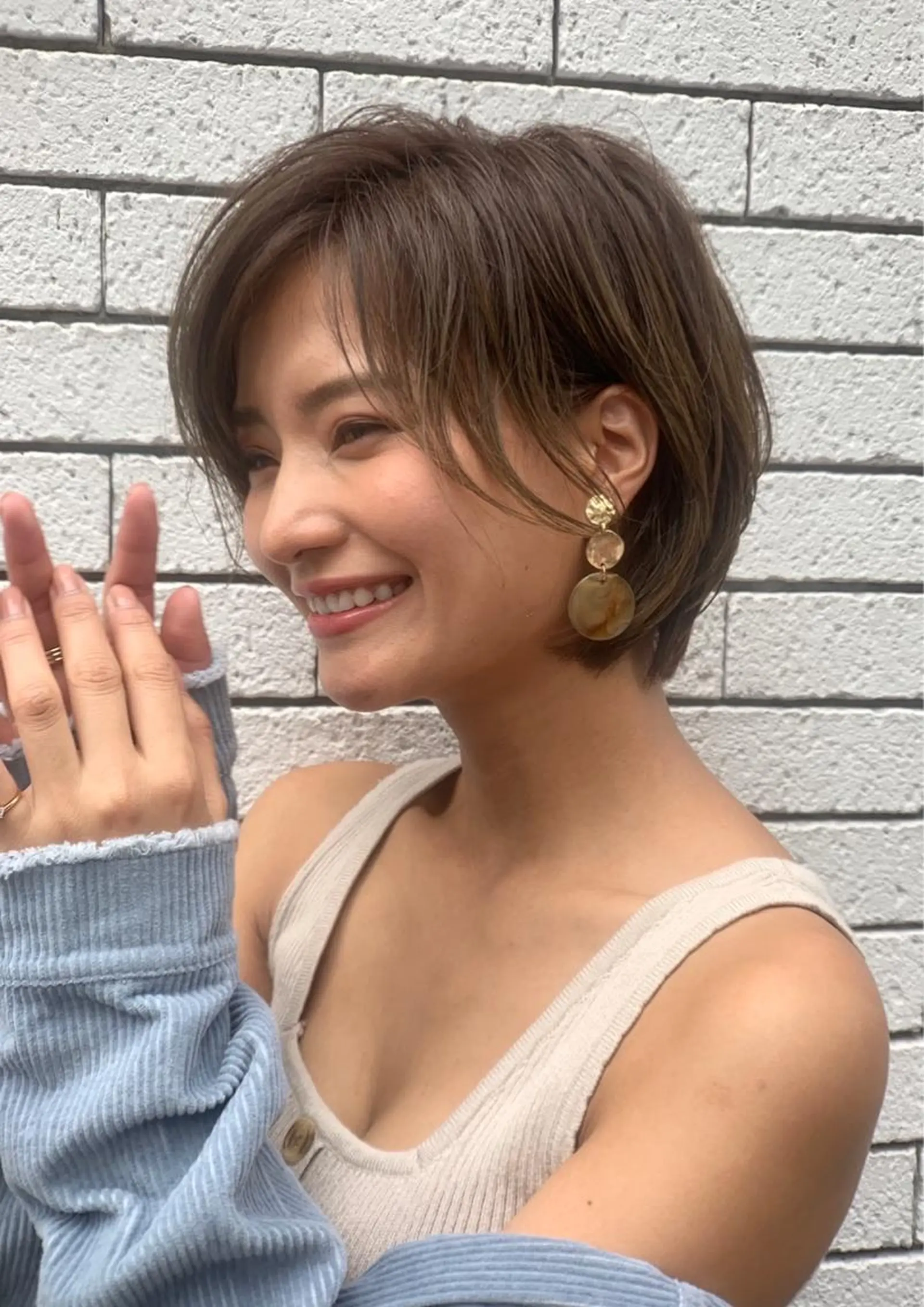 ショート レイヤー/韓国❣️ 髪質改善/e_kiのヘアスタイル