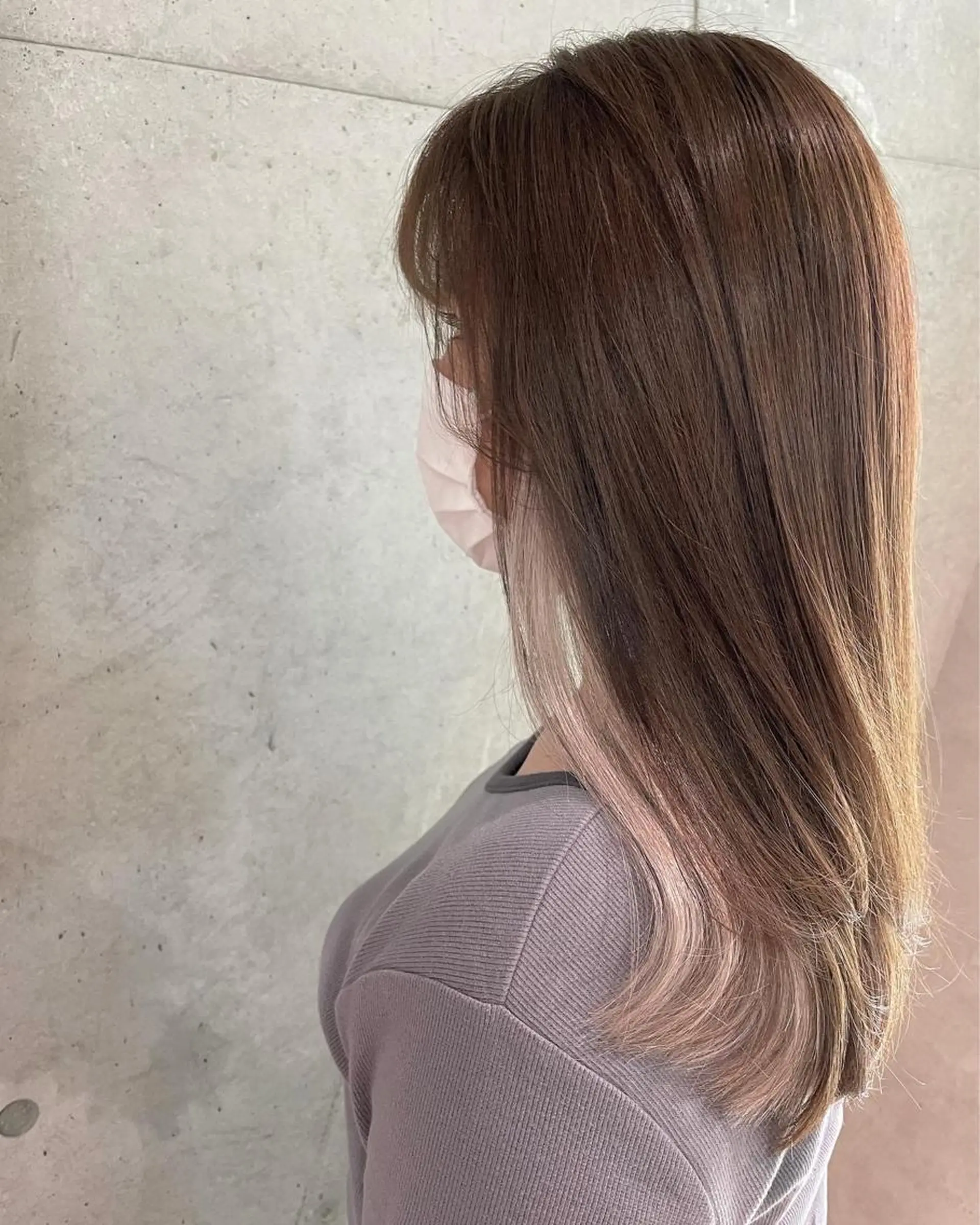 カラー エクステ 坂野 結子のヘアスタイル