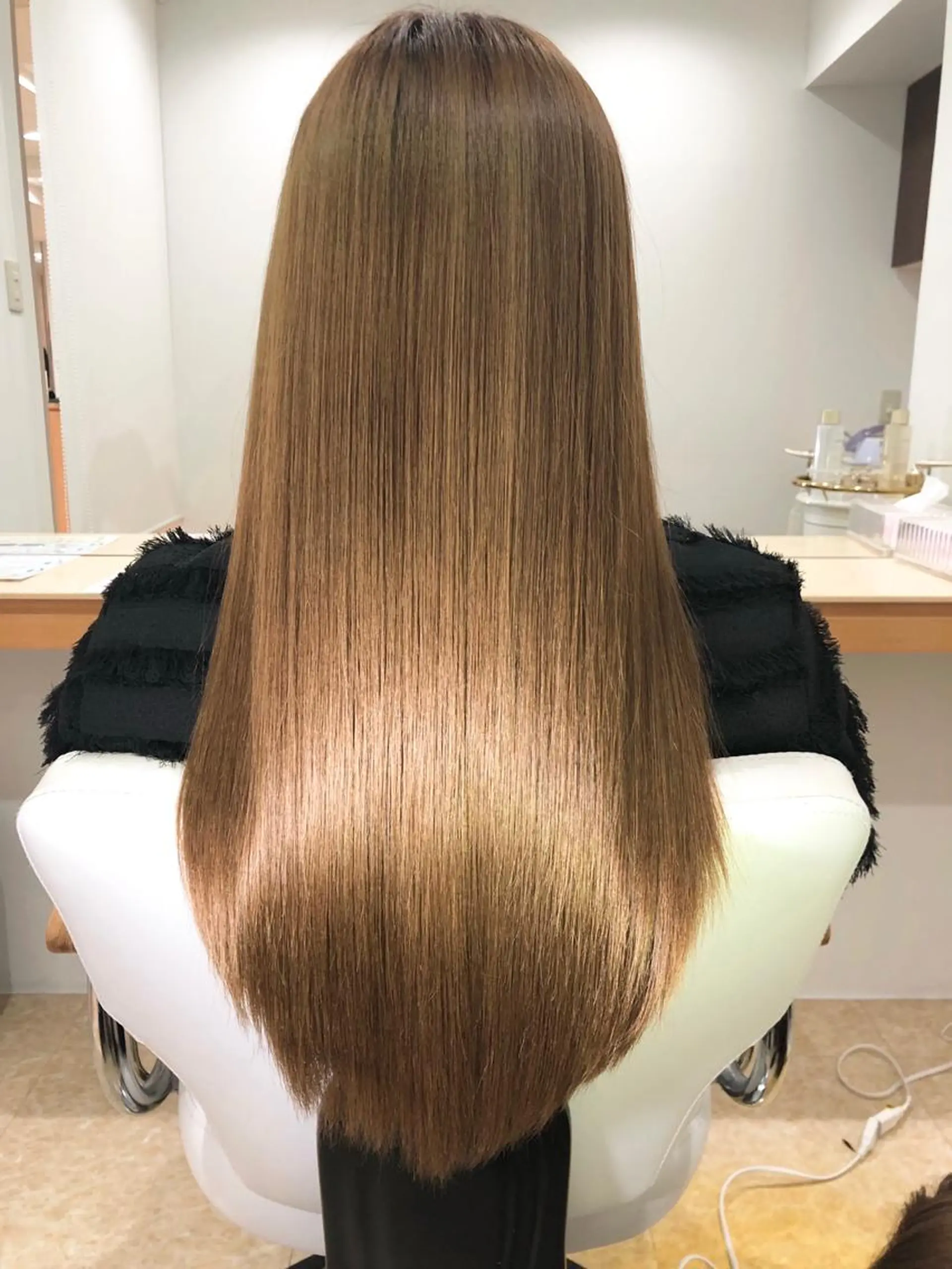 ロング 髪質改善 トリートメント 服部 樹季のヘアスタイル