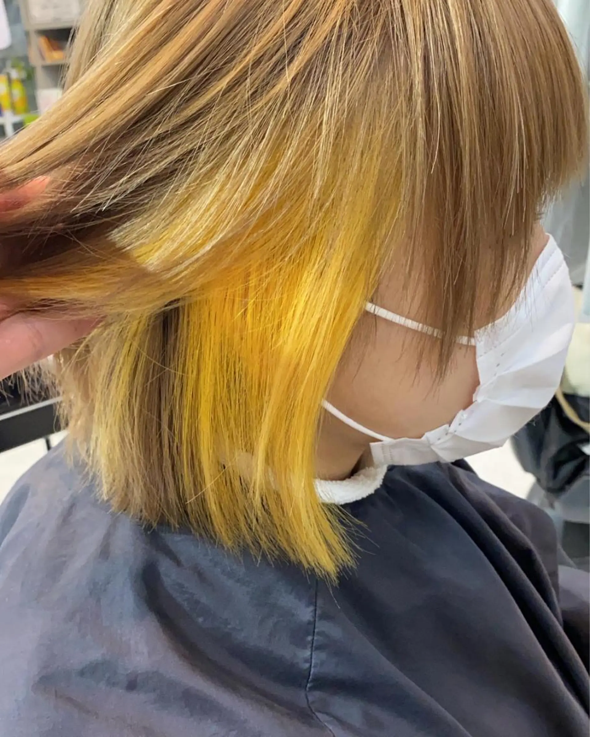 ショート カラー イヤリングカラー 木下 広太のヘアスタイル