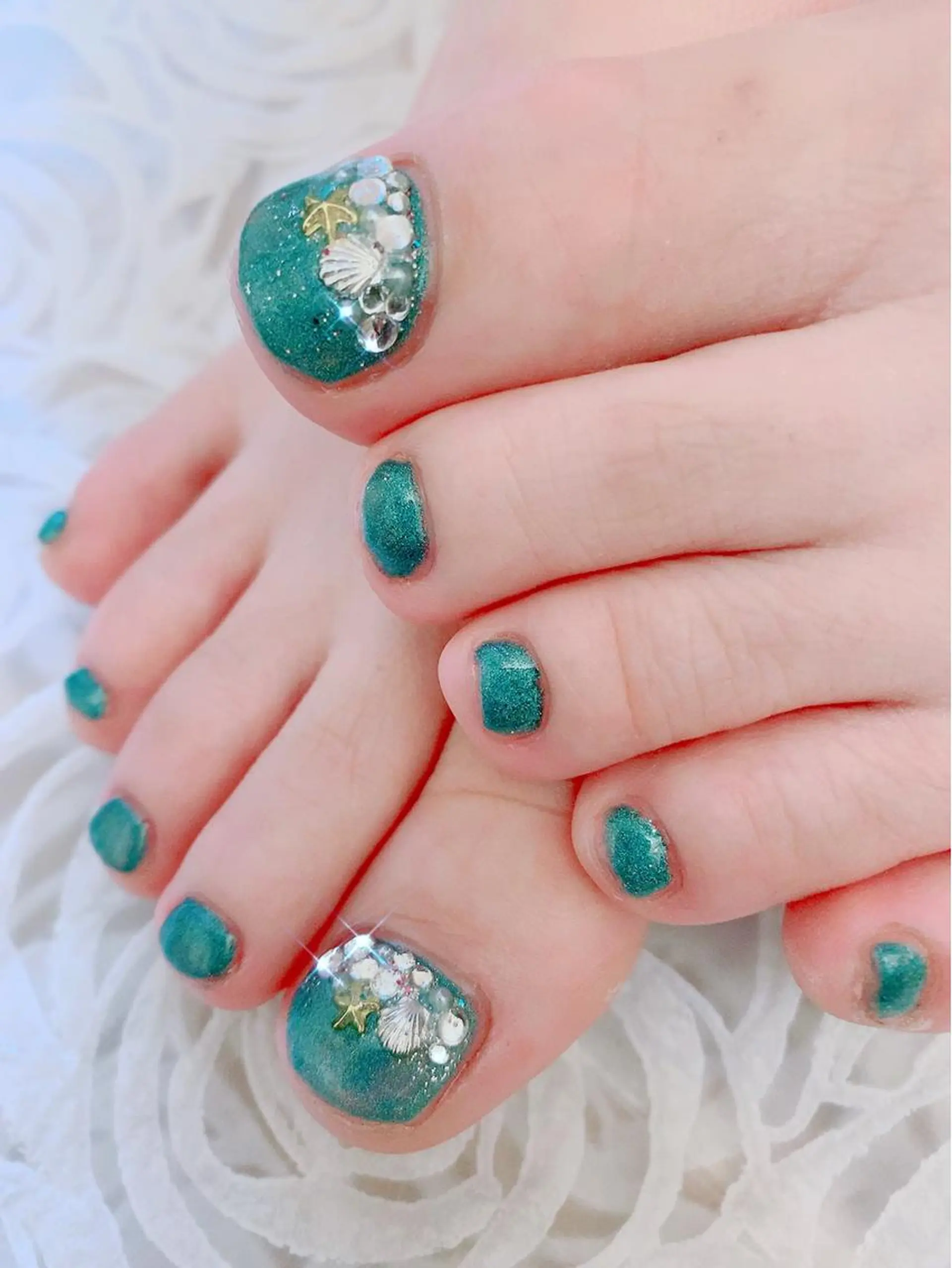 ネイル アートネイル フットネイル nail salon kuu_caのネイルデザイン