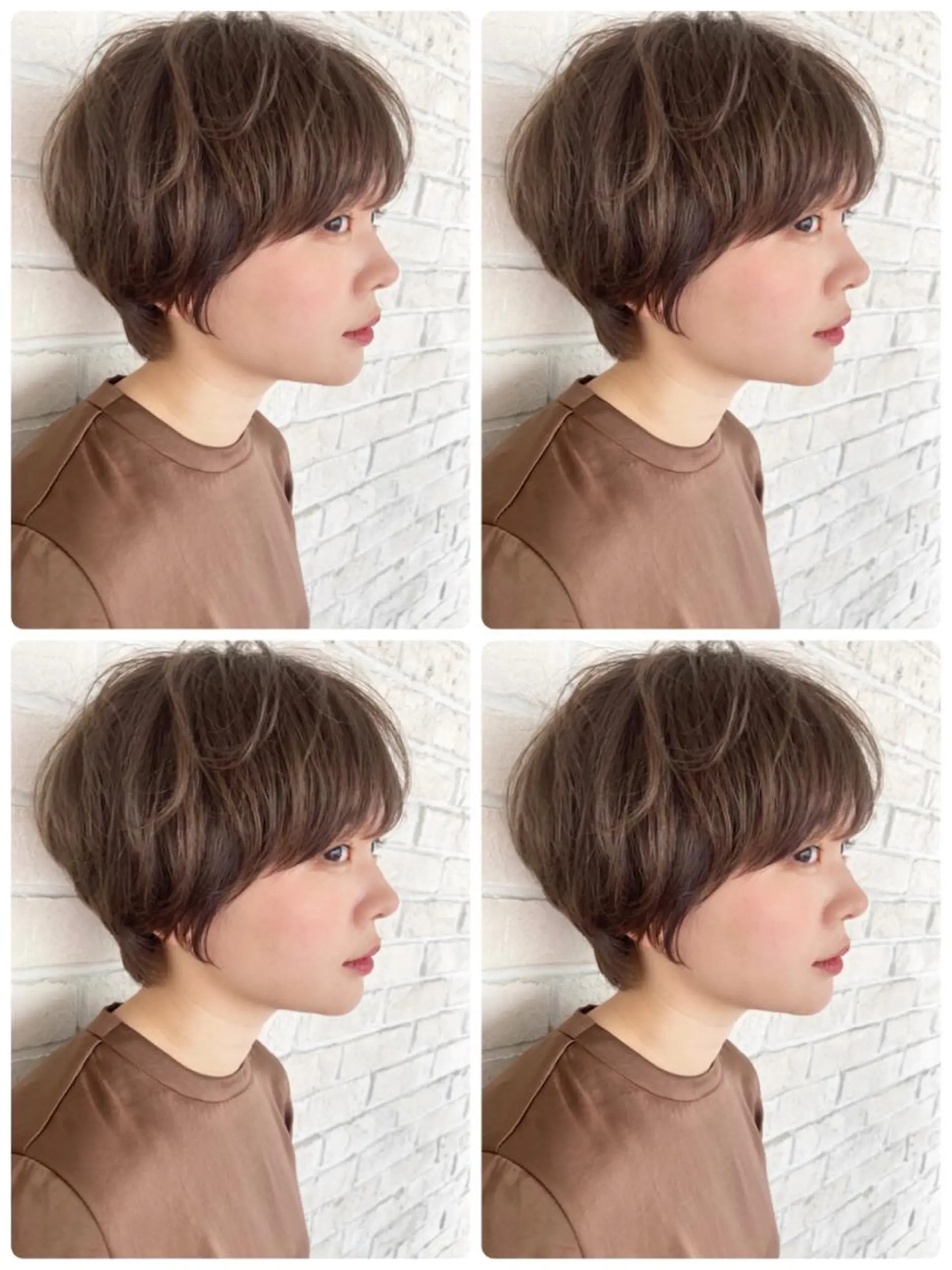 ショート ヘアアレンジ 成人式 あやかショート 白髪ぼかしのヘアスタイル