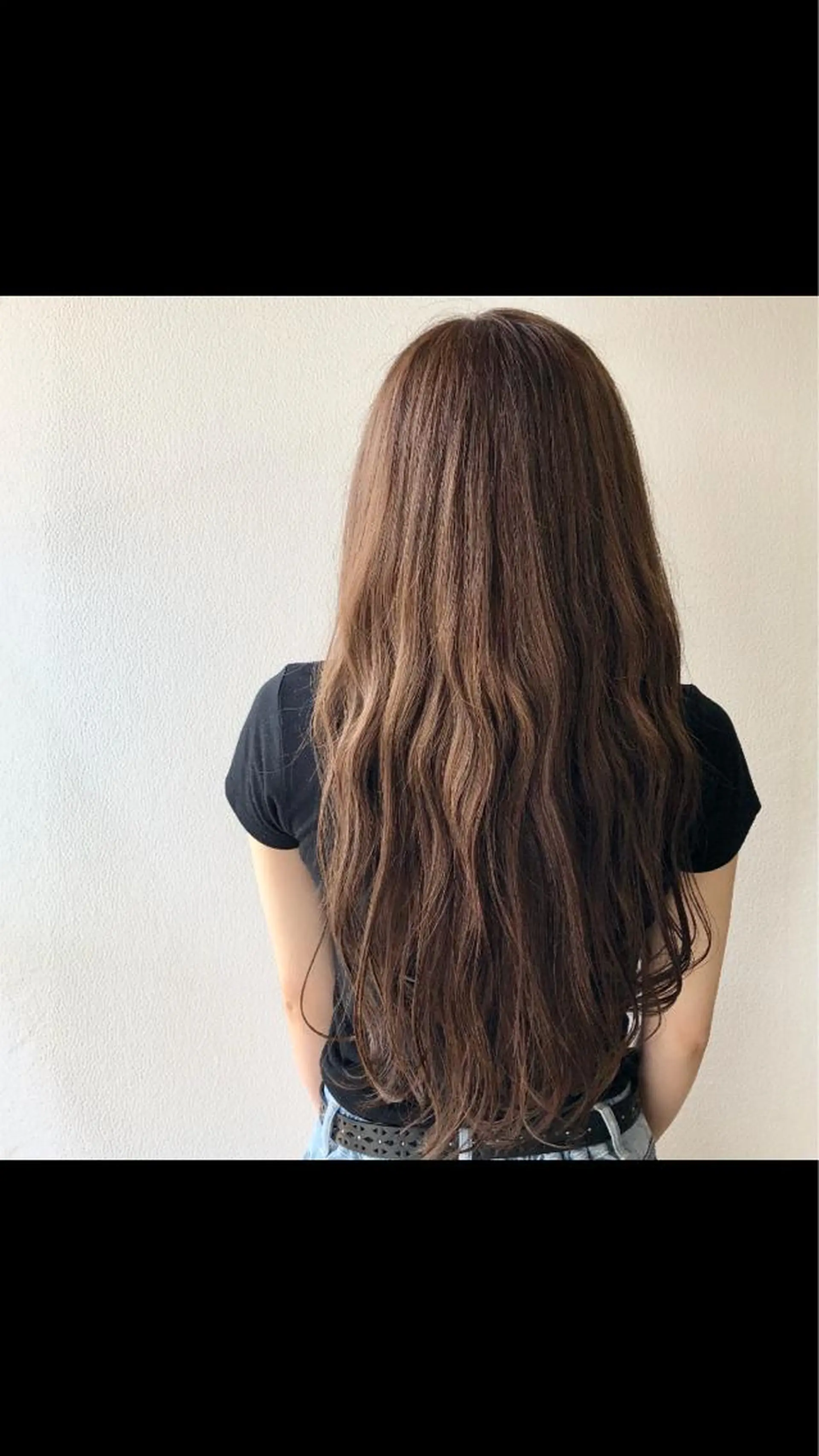 ロング カラー ベージュカラー パープルカラー 菅沢 奈生のヘアスタイル