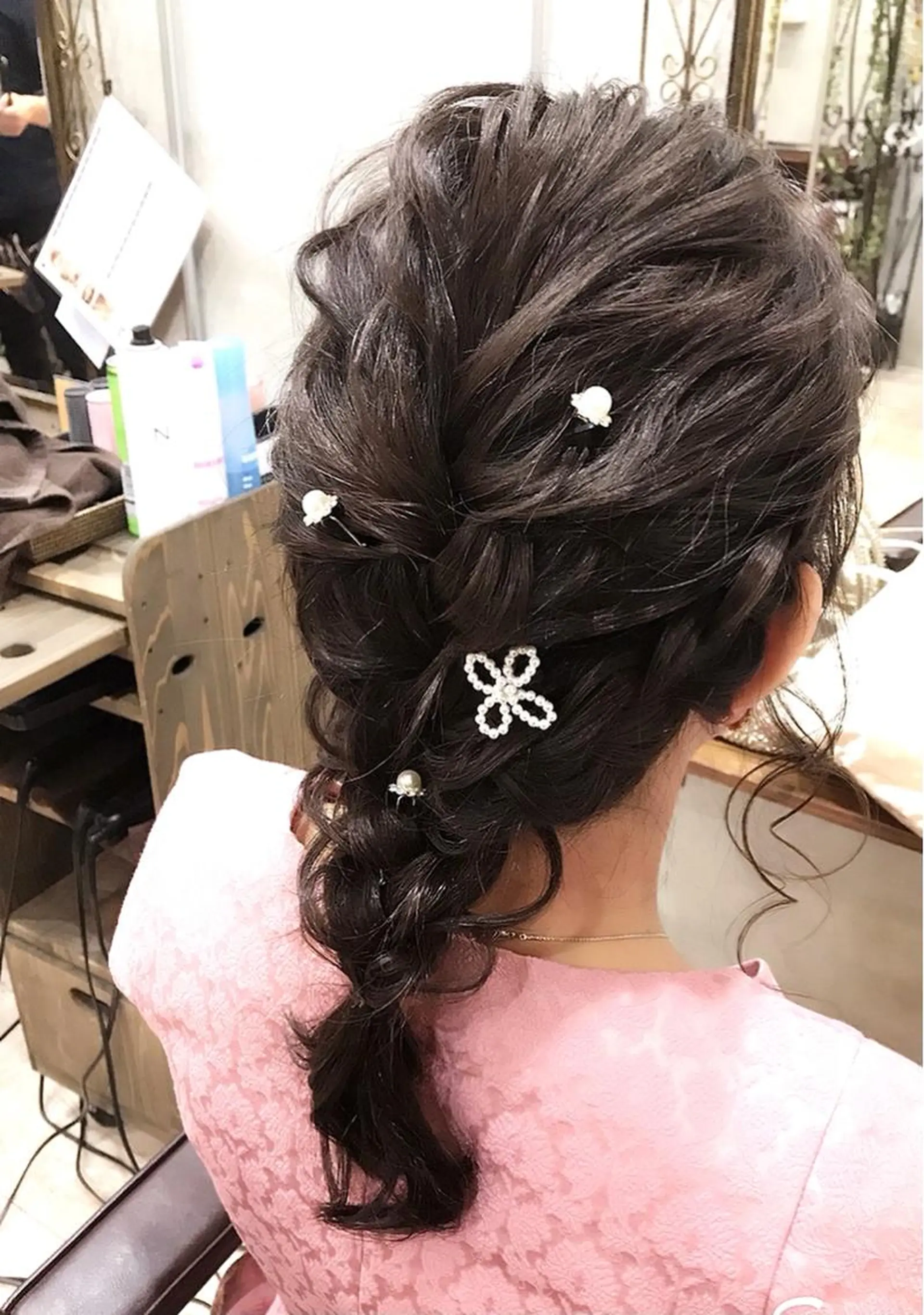 セミロング まつパ・ヘアセット ♡Chinami♡のマツエク・マツパデザイン