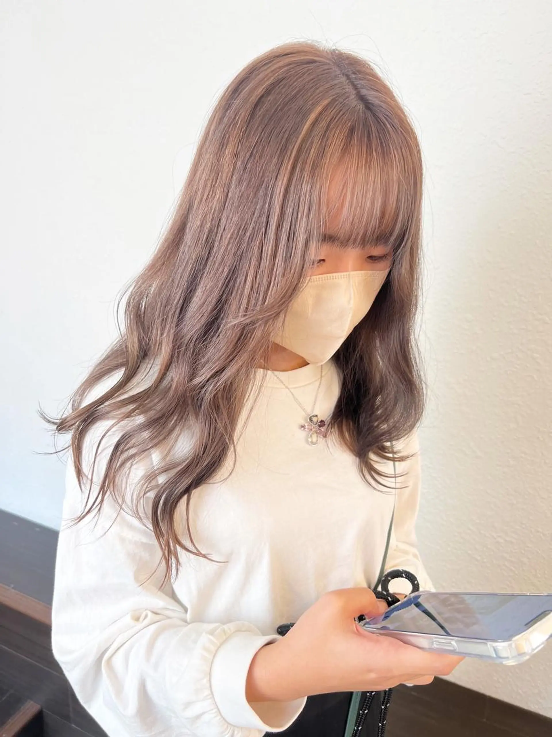 ロング カラー パーマ ヘアアレンジ 名古屋駅/トップス タイリスト/大黒拓哉のヘアスタイル