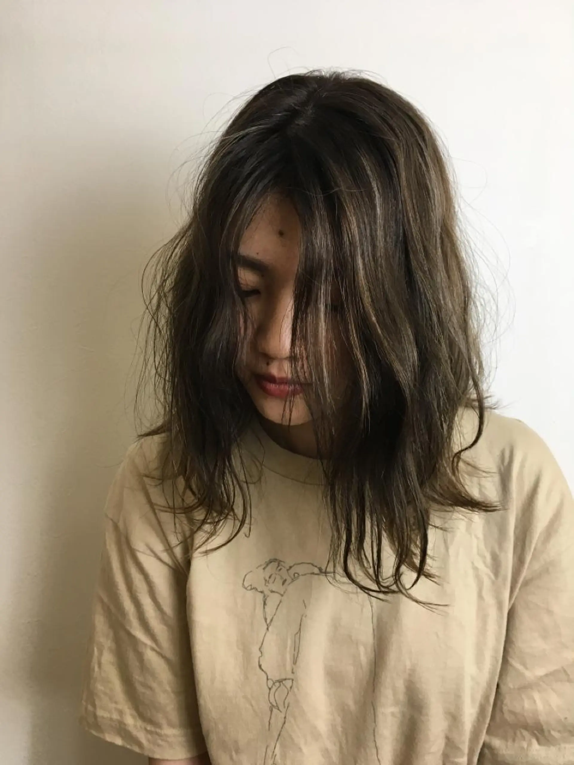カラー ヘアカラー トリートメント 坂上 岳のヘアスタイル