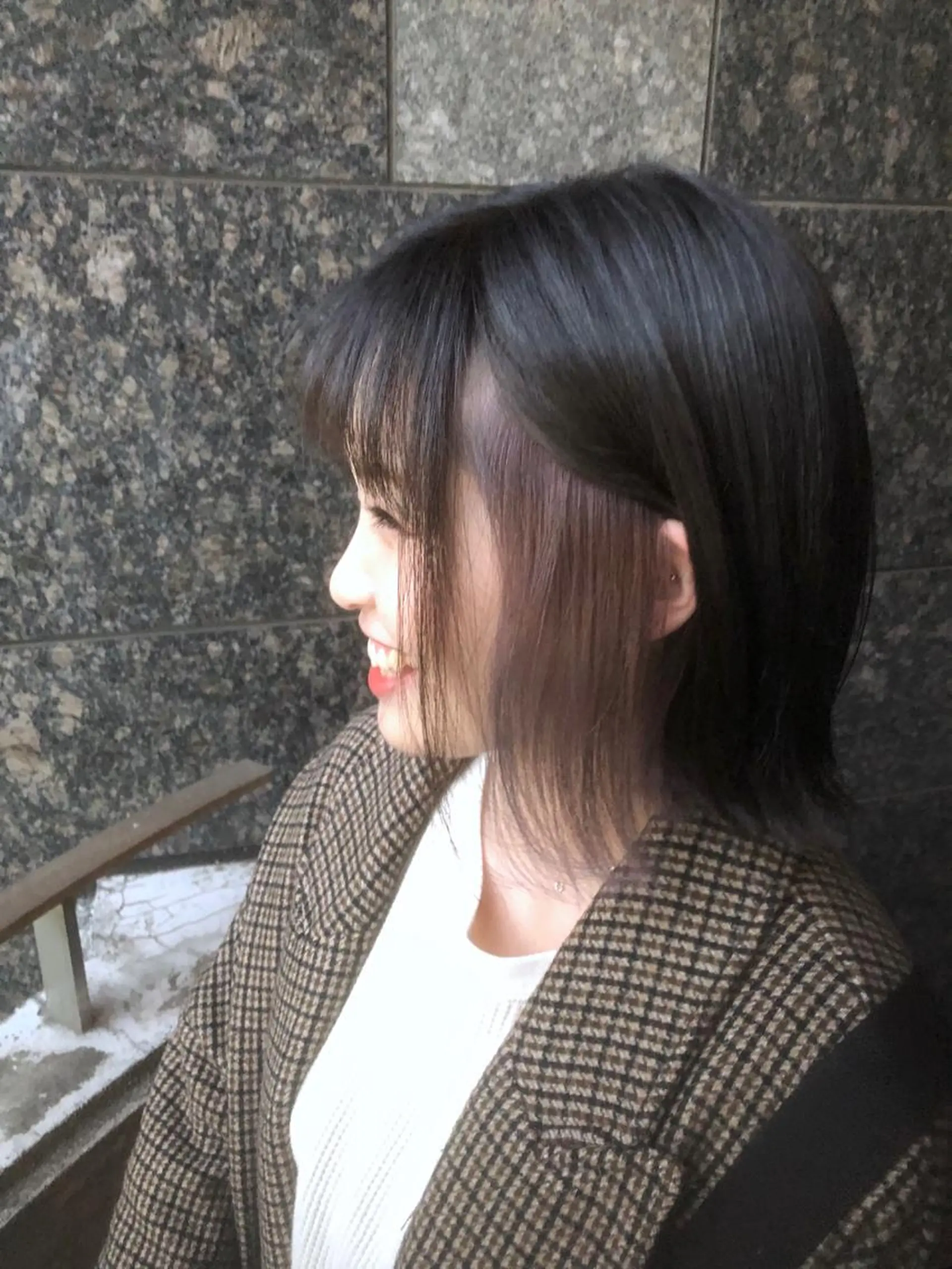 ミディアム カラーアンドケアリタ kitamuuuのヘアスタイル