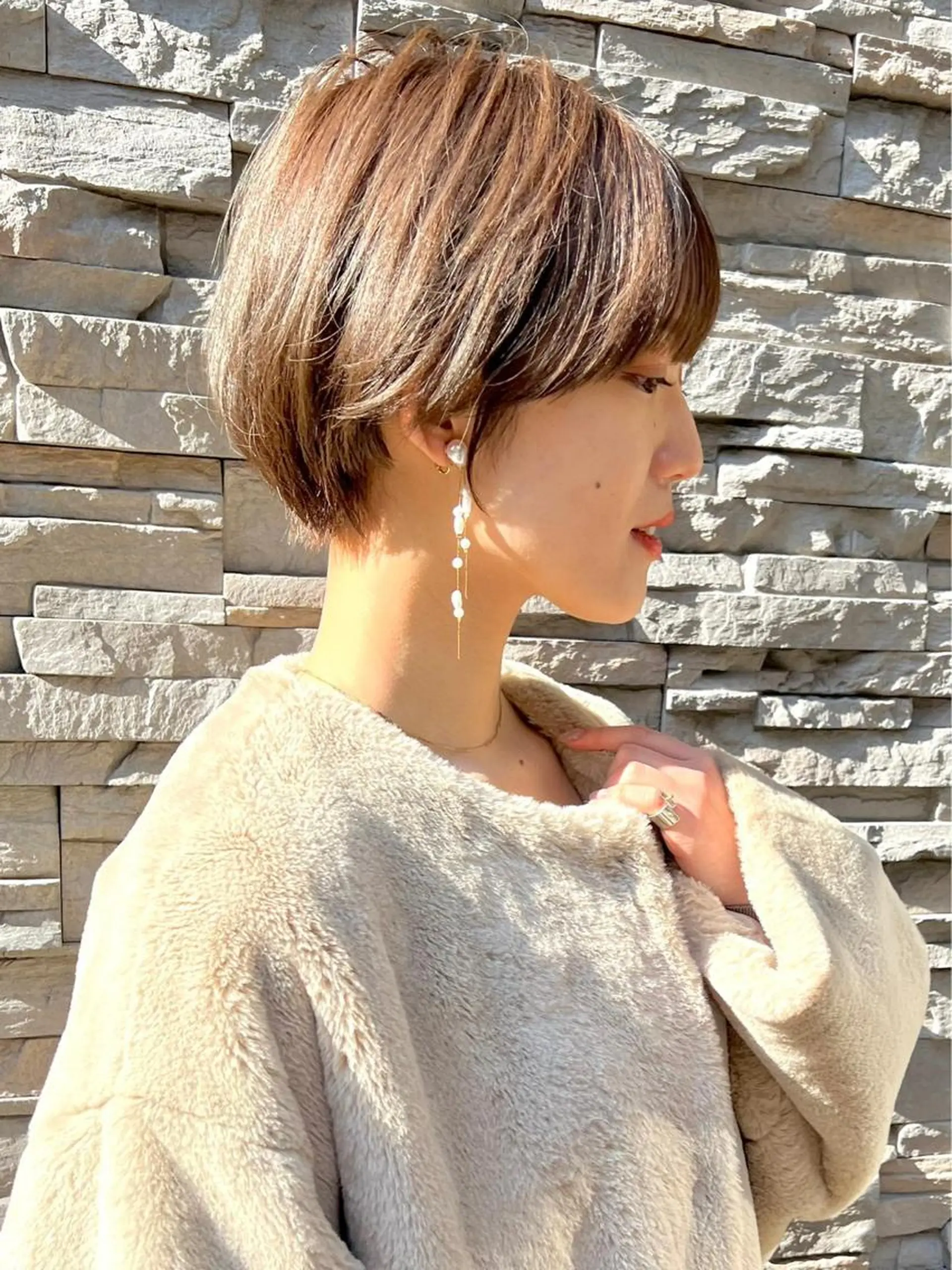 ショート 似合わせショート 森岡俊亮のヘアスタイル