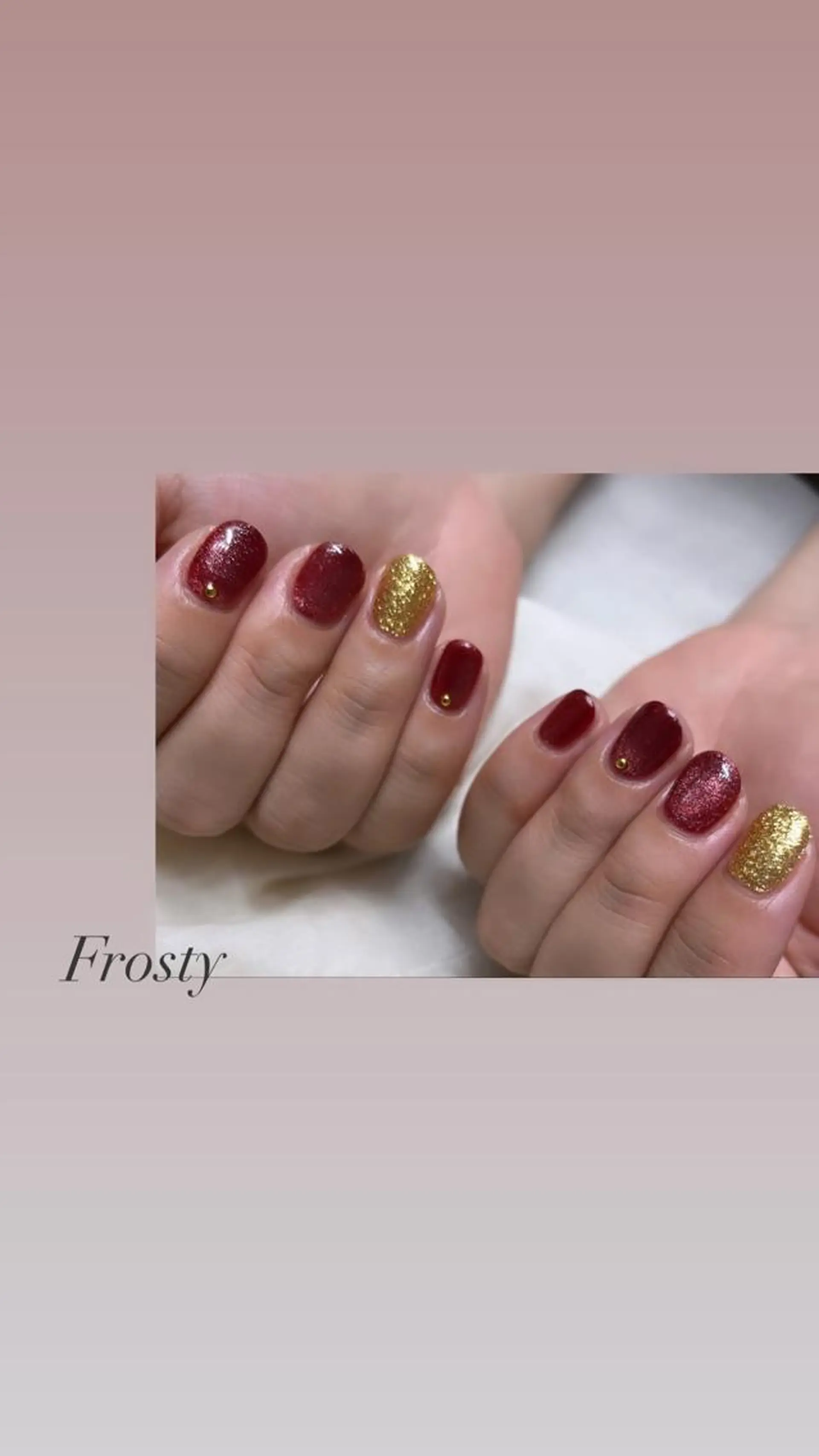 ネイル マグネットネイル Mys. 松本結衣のネイルデザイン