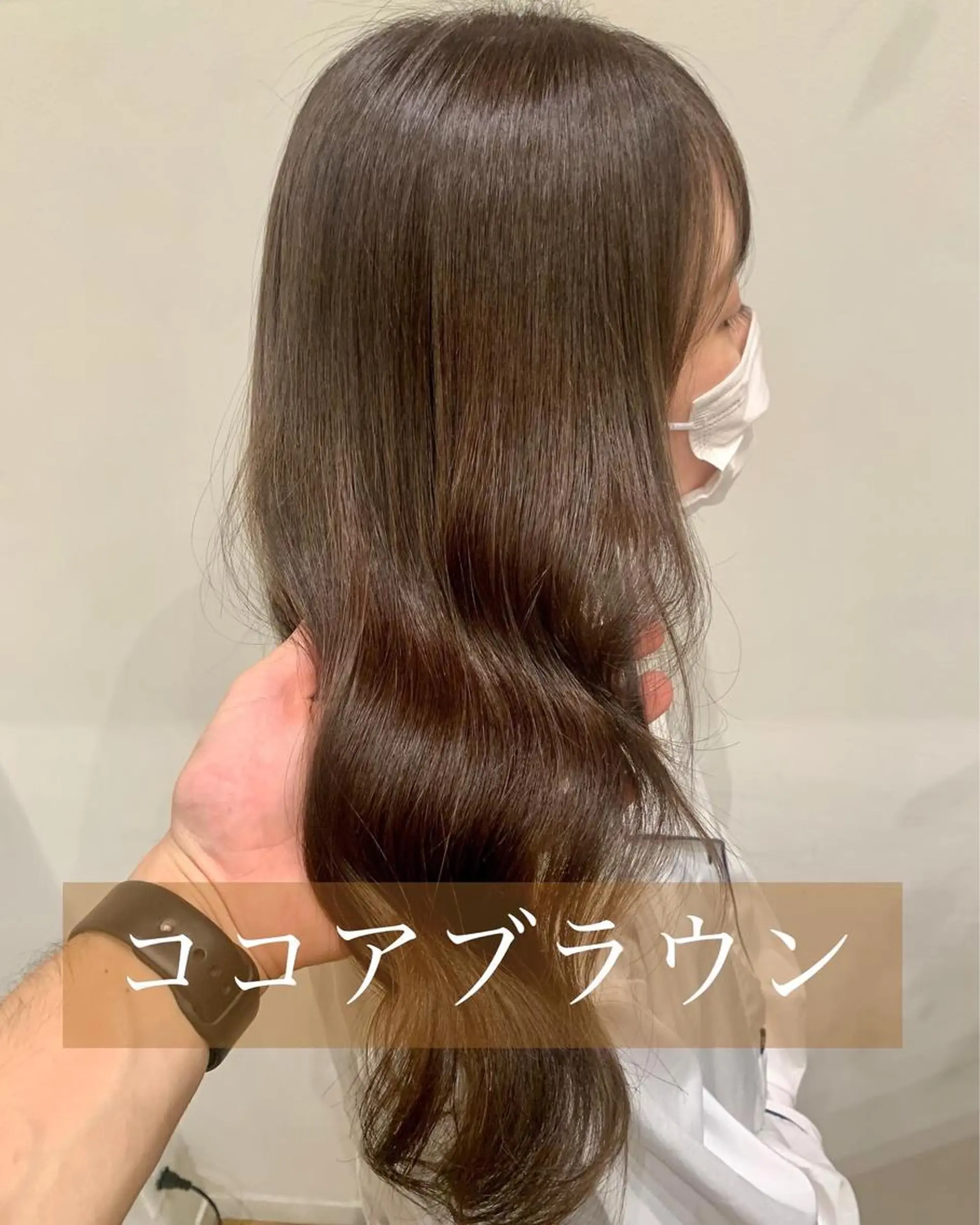 カラー ブラウンカラー ココアブラウン 原田 大希のヘアスタイル