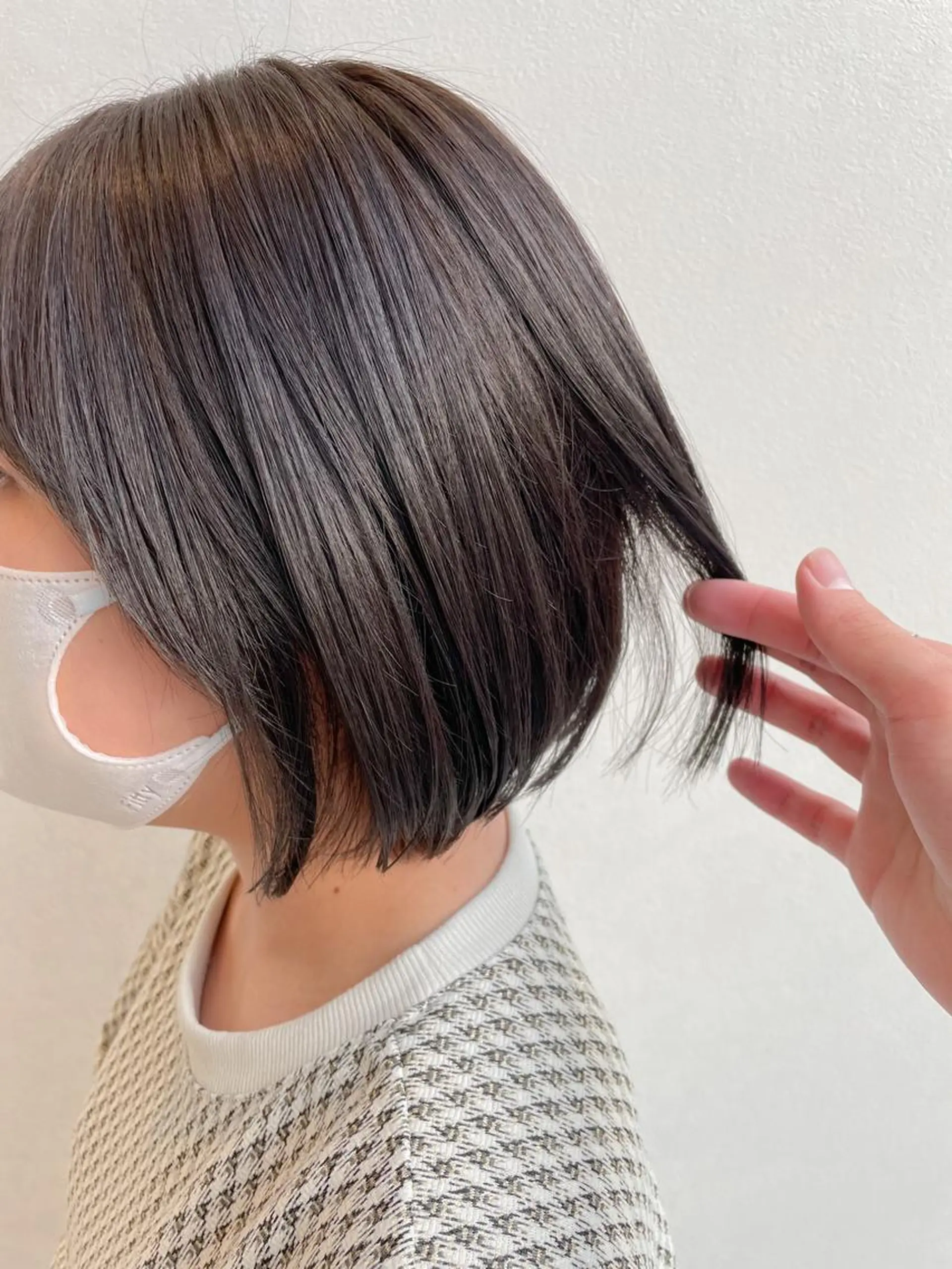 ショート カラー グレージュ オリーブグレージュ オリーブグレー カット ヘアカラー トリートメント 髪質改善/ブリーチ 田代 龍我のヘアスタイル