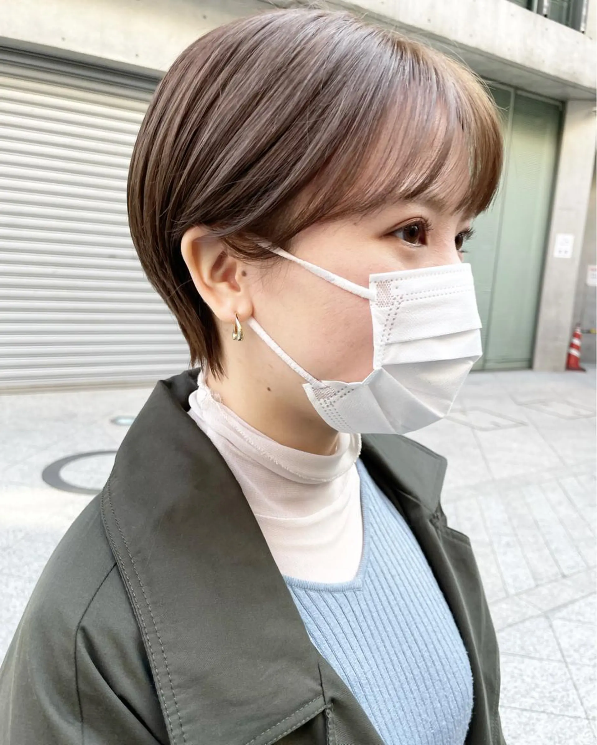 ショート カラー 👩🏻ボブ/ 髪質改善ダブルカラーのヘアスタイル