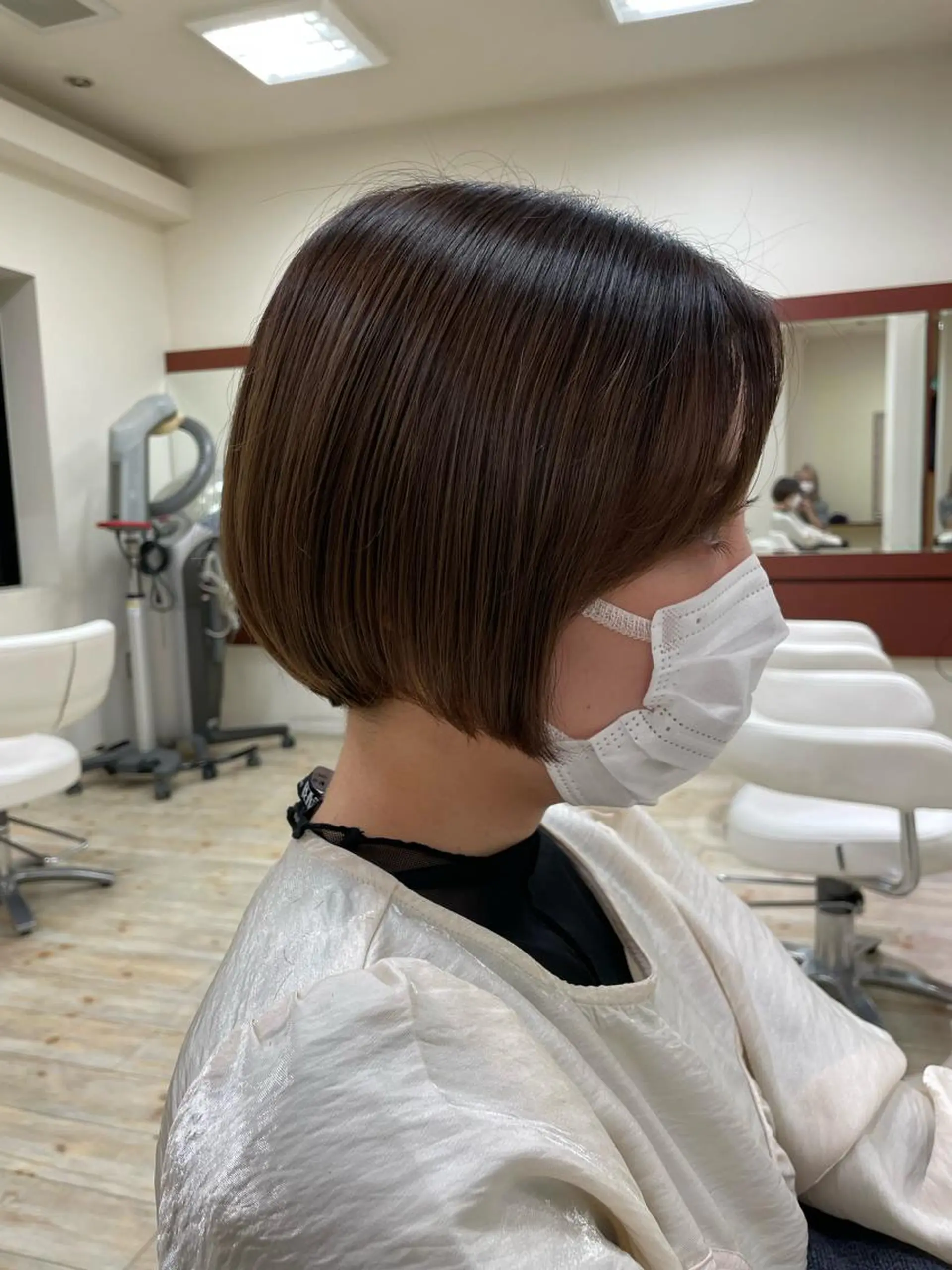 ショート 切りっぱなしボブ ボブ ショートヘア ヤノ ユリカ   🥑のヘアスタイル