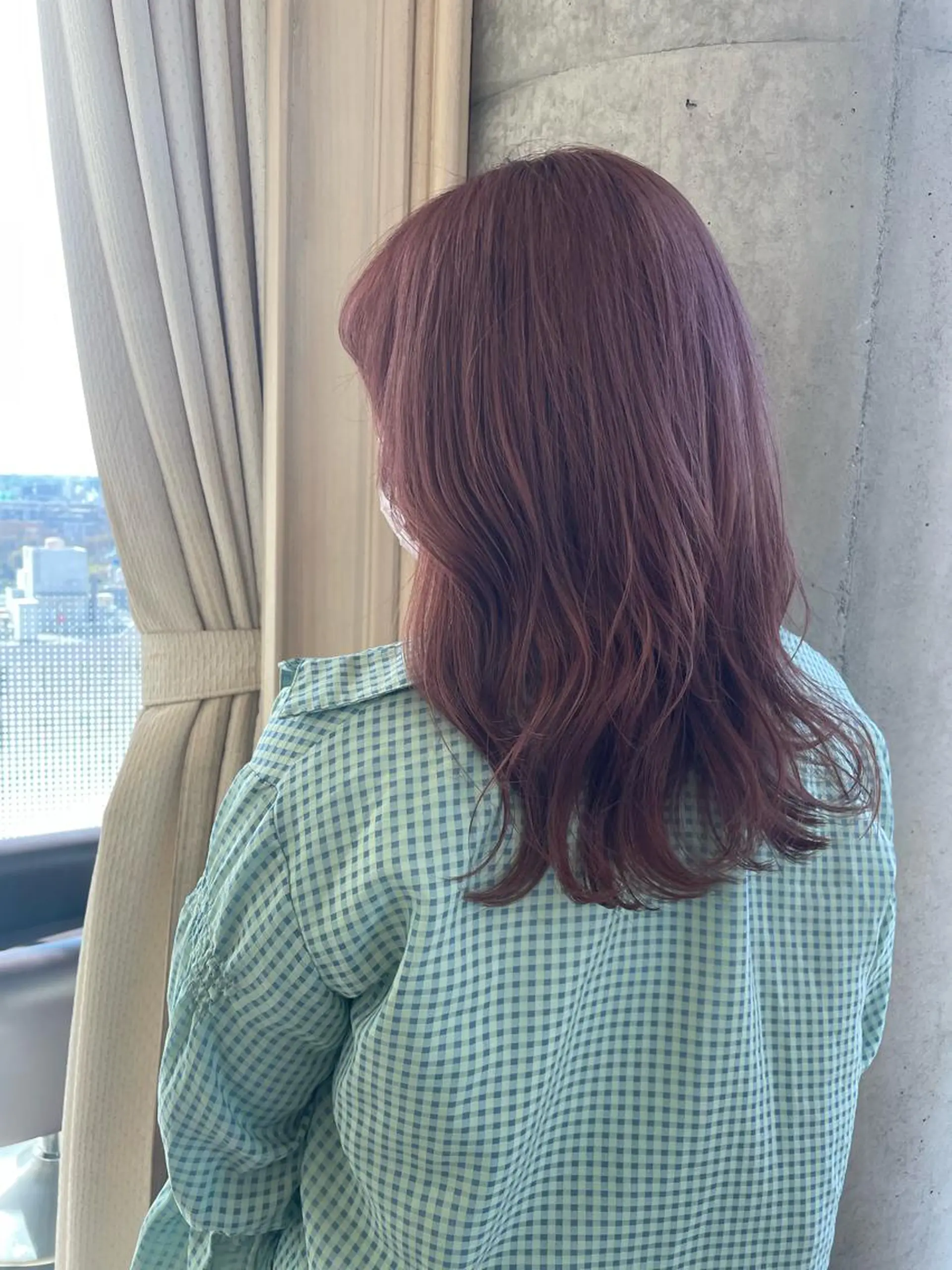 カラー ピンクカラー ヘアカラー 🍪ﾖｼｲﾊﾙﾈ🍪 ﾗﾍﾞﾝﾀﾞｰｶﾗｰのヘアスタイル