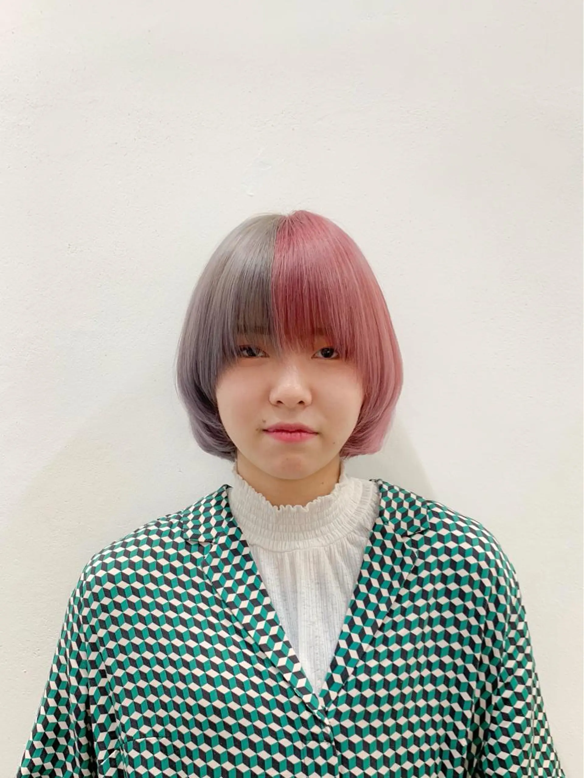 ショート カラー ブリーチ ヘアカラー トリートメント THE./ブリーチ 透感カラー/髪質改善のヘアスタイル