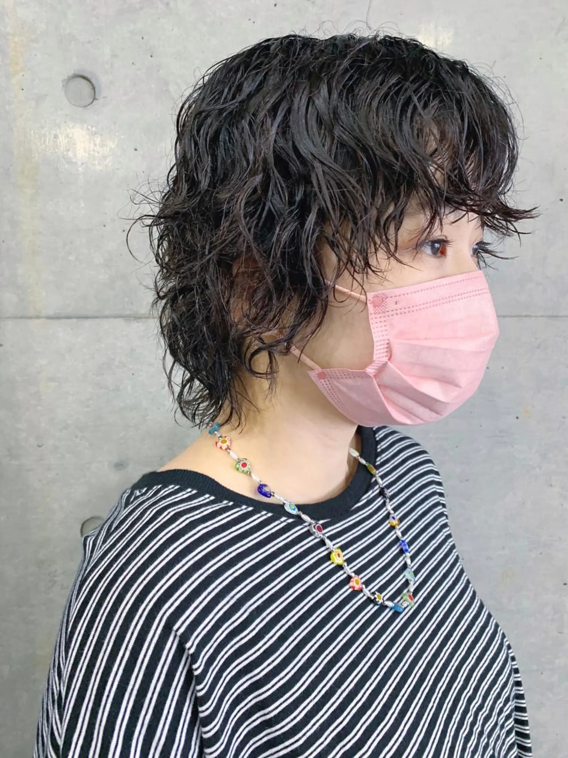 パーマ ボブパーマコテ巻き風 パーマNo1深江秀平のヘアスタイル