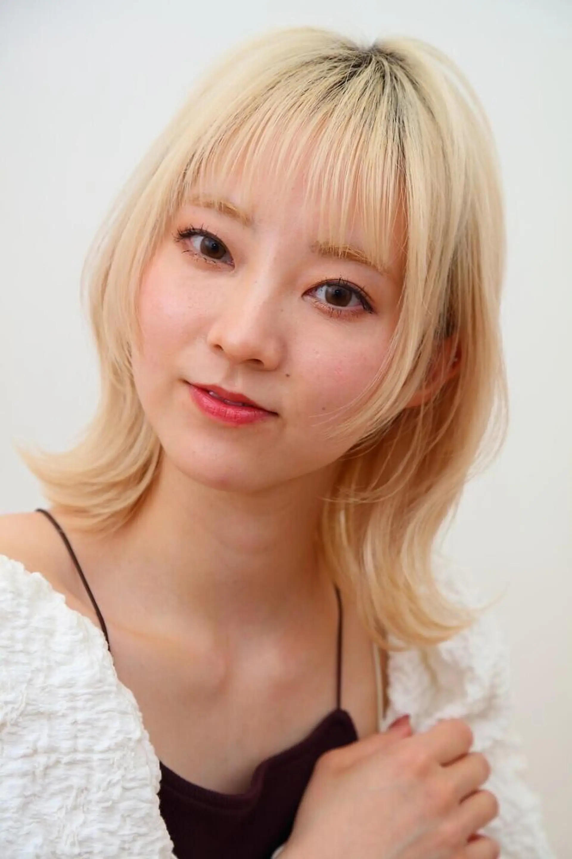 ミディアム ボブ ハイライト 髪質改善 韓国風ヘア レイヤーカット .5 by SOLEIL藤沢店のヘアスタイル