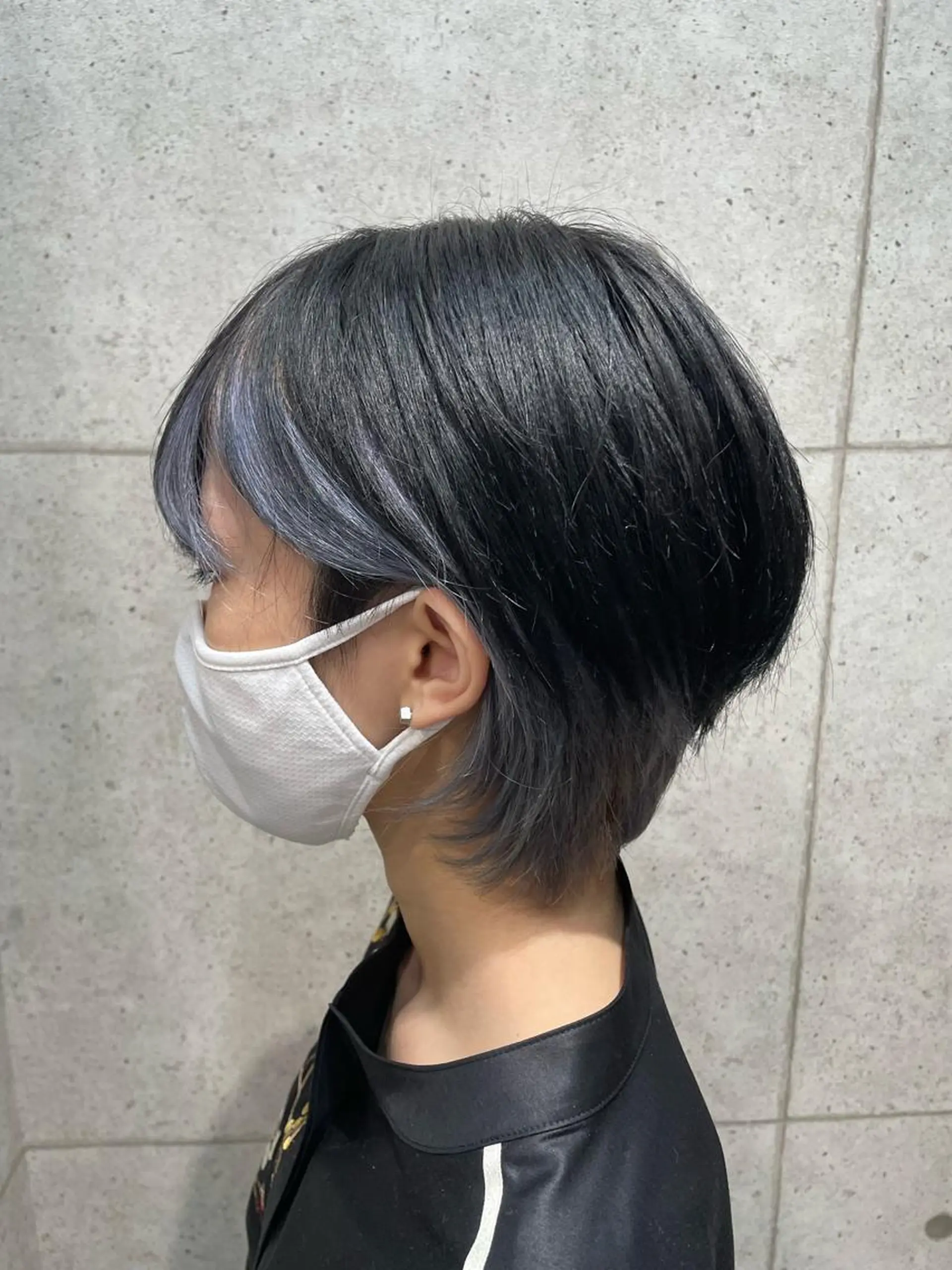 ショート ツートーンカラー 韓国パーマ 美容師 和田爽良のヘアスタイル