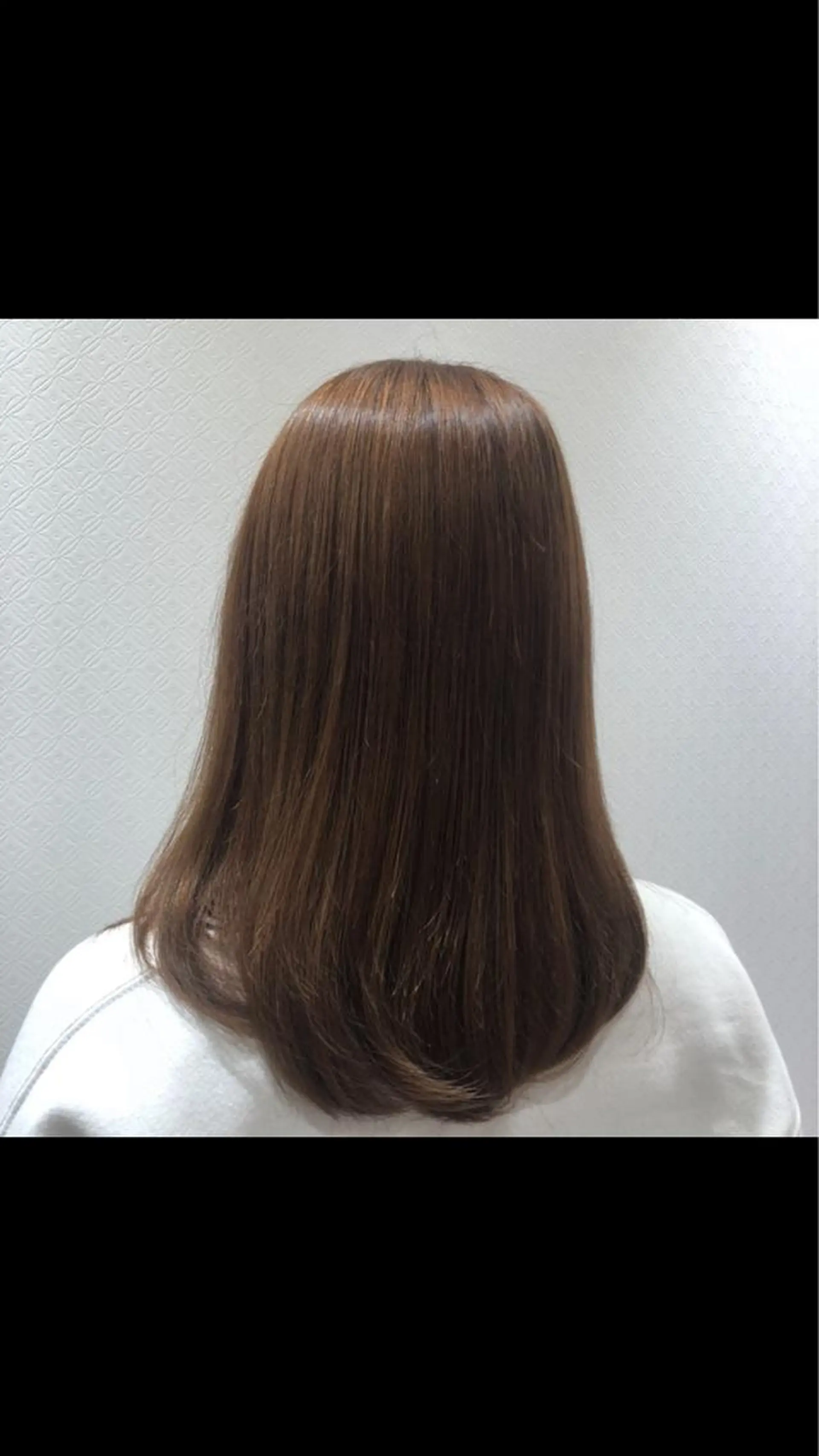 セミロング カラー 森本　舞✴︎ 似合わせパーマのヘアスタイル