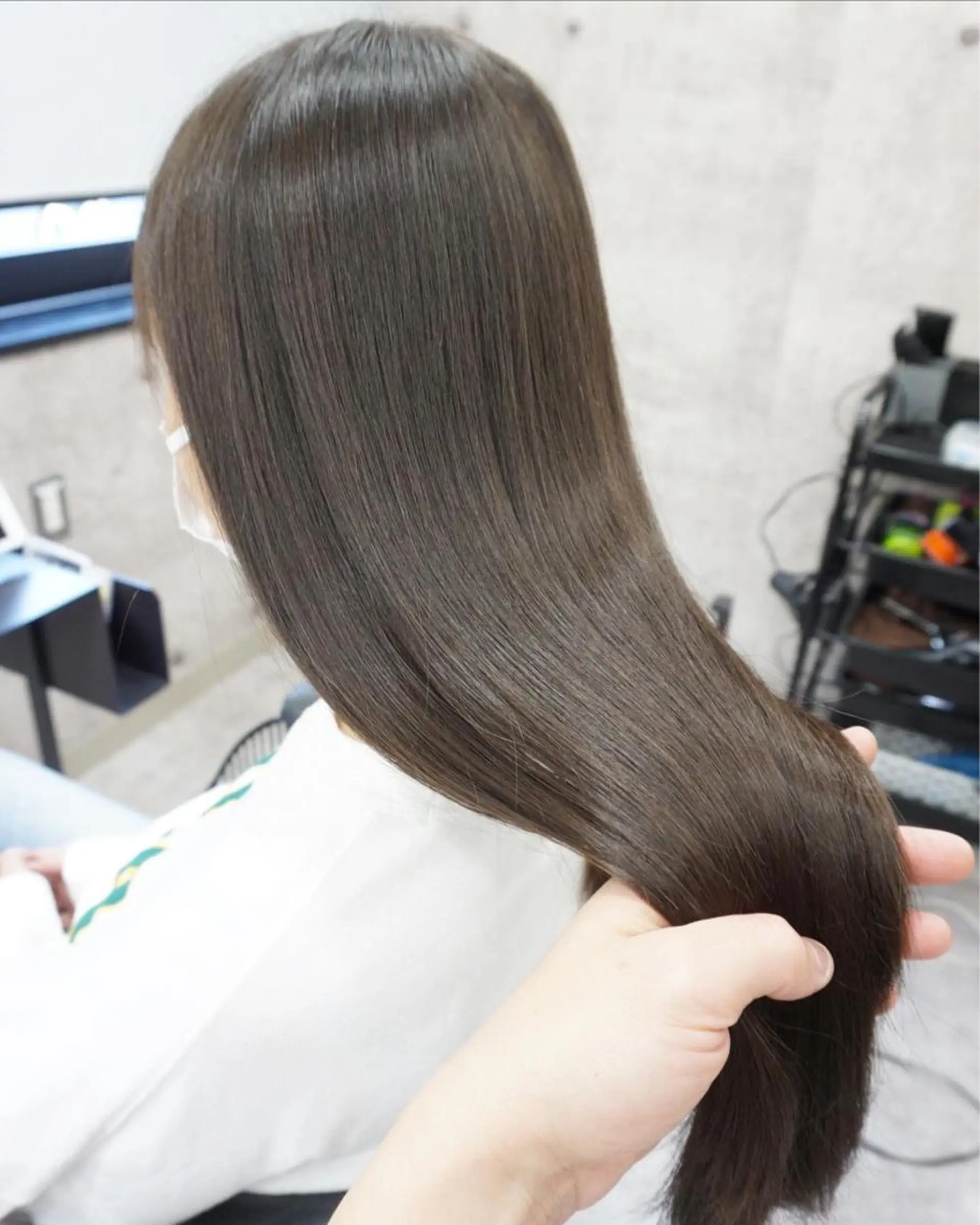 ロング トリートメント カット ヘアカラー トリートメント hair teria ryu 大塚のヘアスタイル