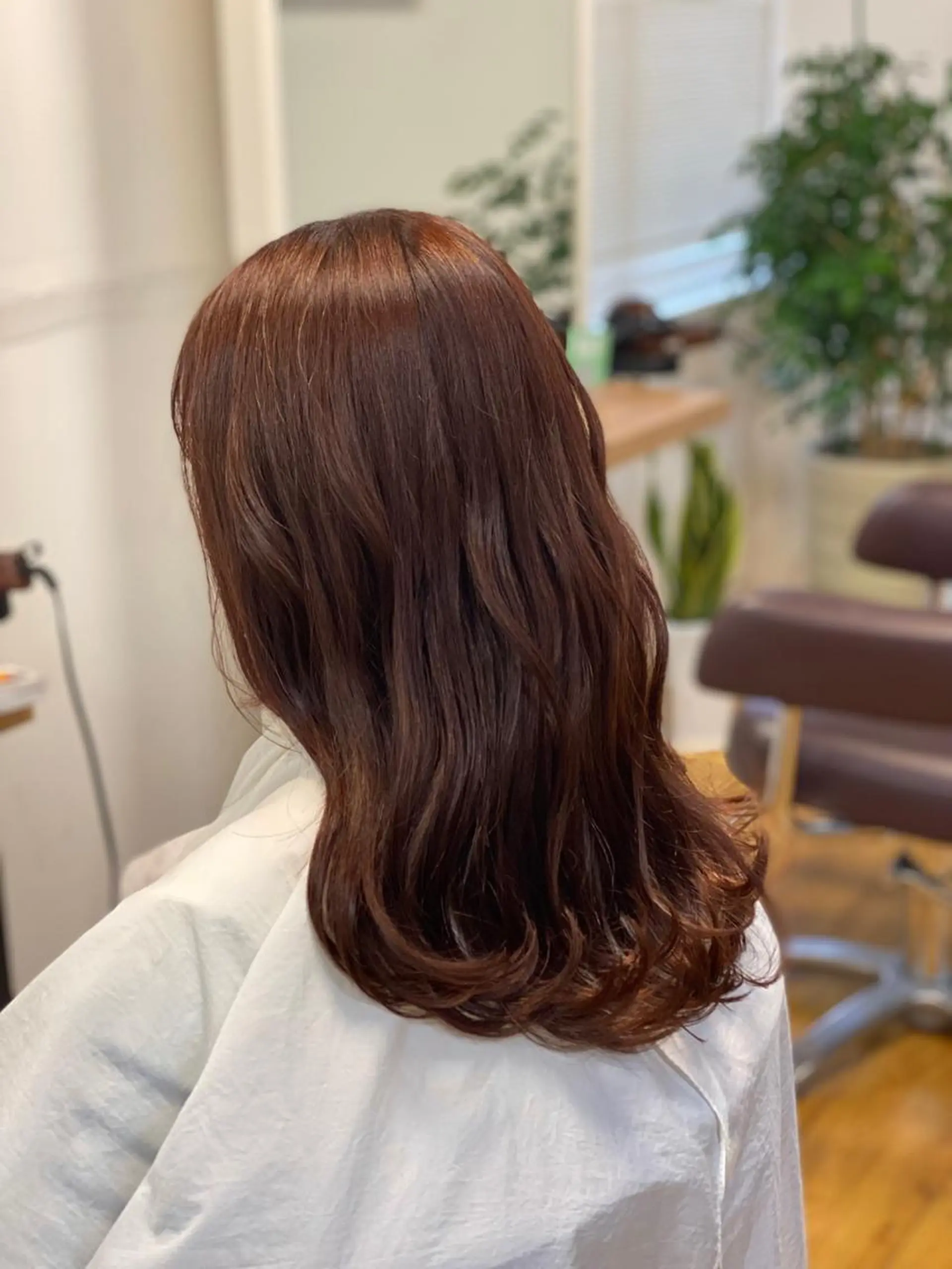 ロング カラー サロン ド ソワのヘアスタイル