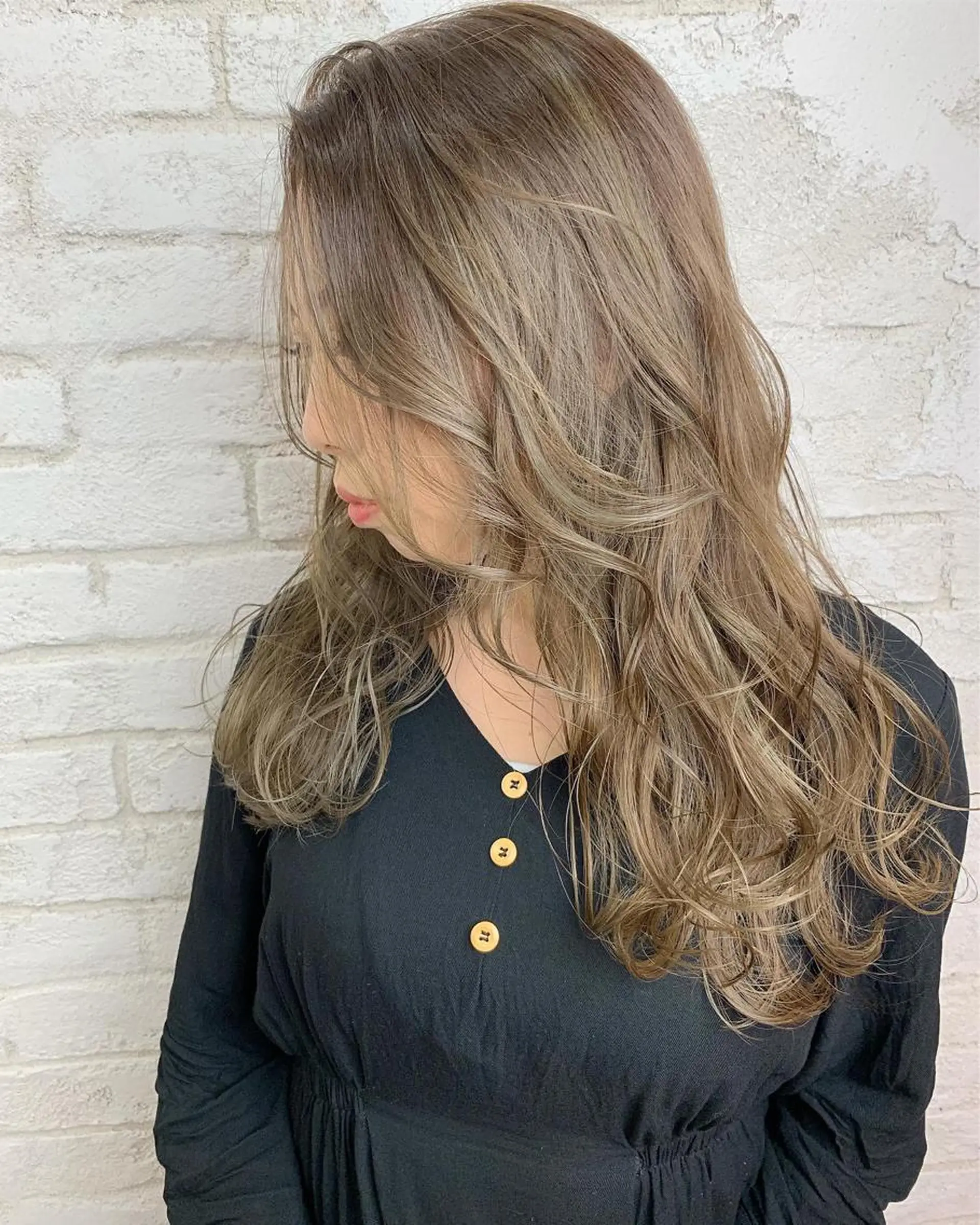 セミロング カラー ヘアアレンジ boutique misakiのヘアスタイル