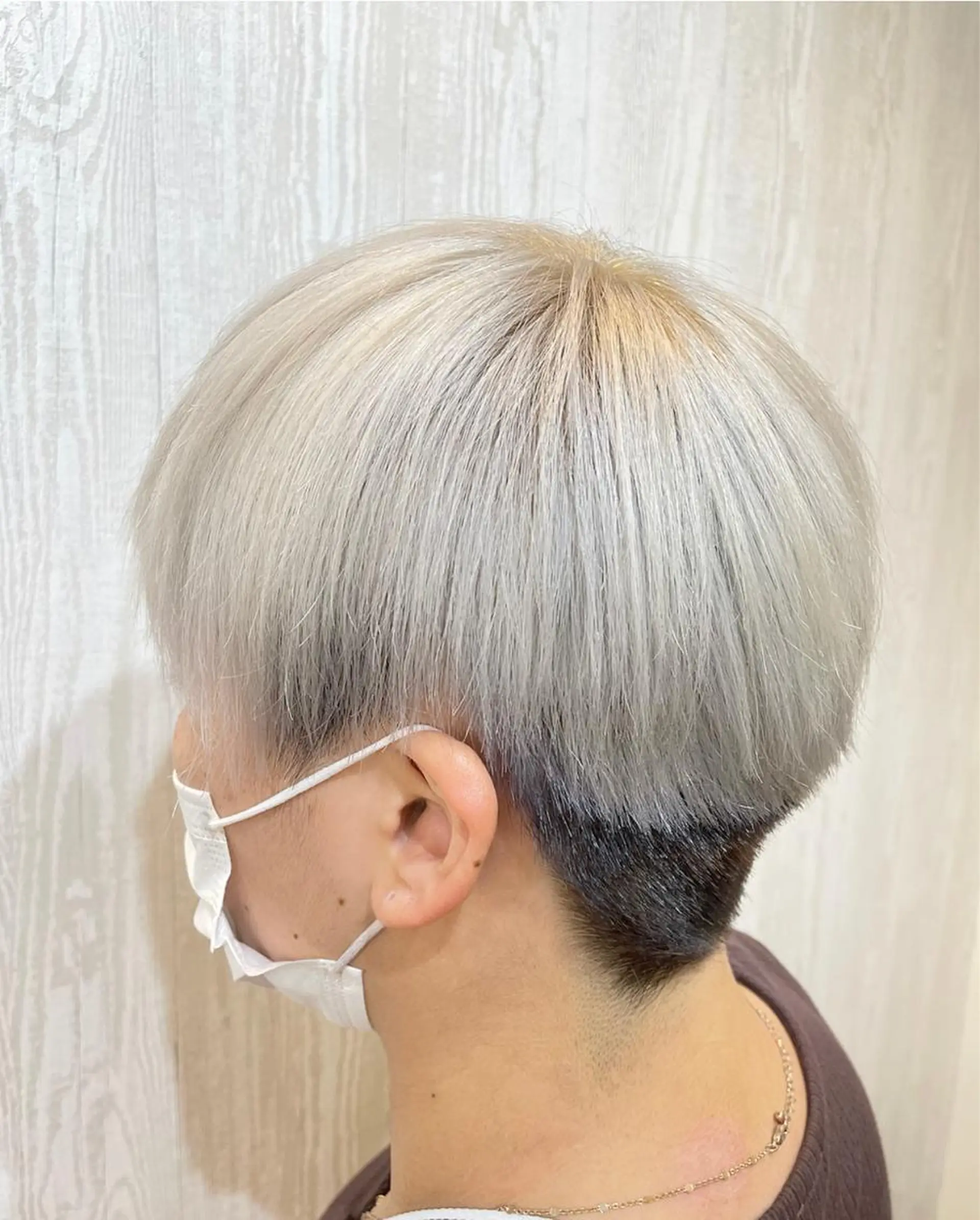 ショート カラー ヘアアレンジ HUENEST アカデミーサロンのヘアスタイル