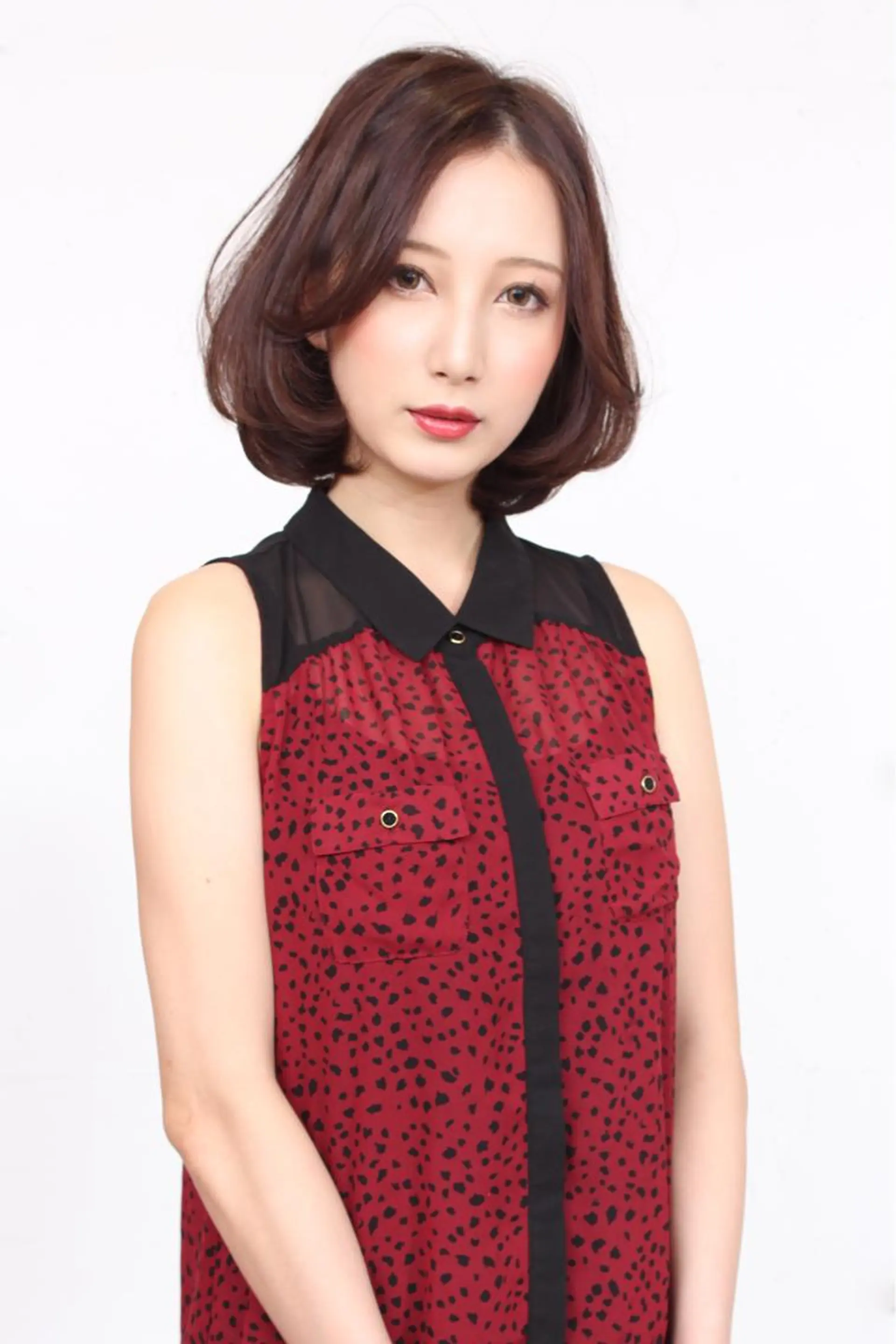 ショート ミディアム カラー パーマ ボブ 青木 茂樹⭐️ 透明感カラーのヘアスタイル