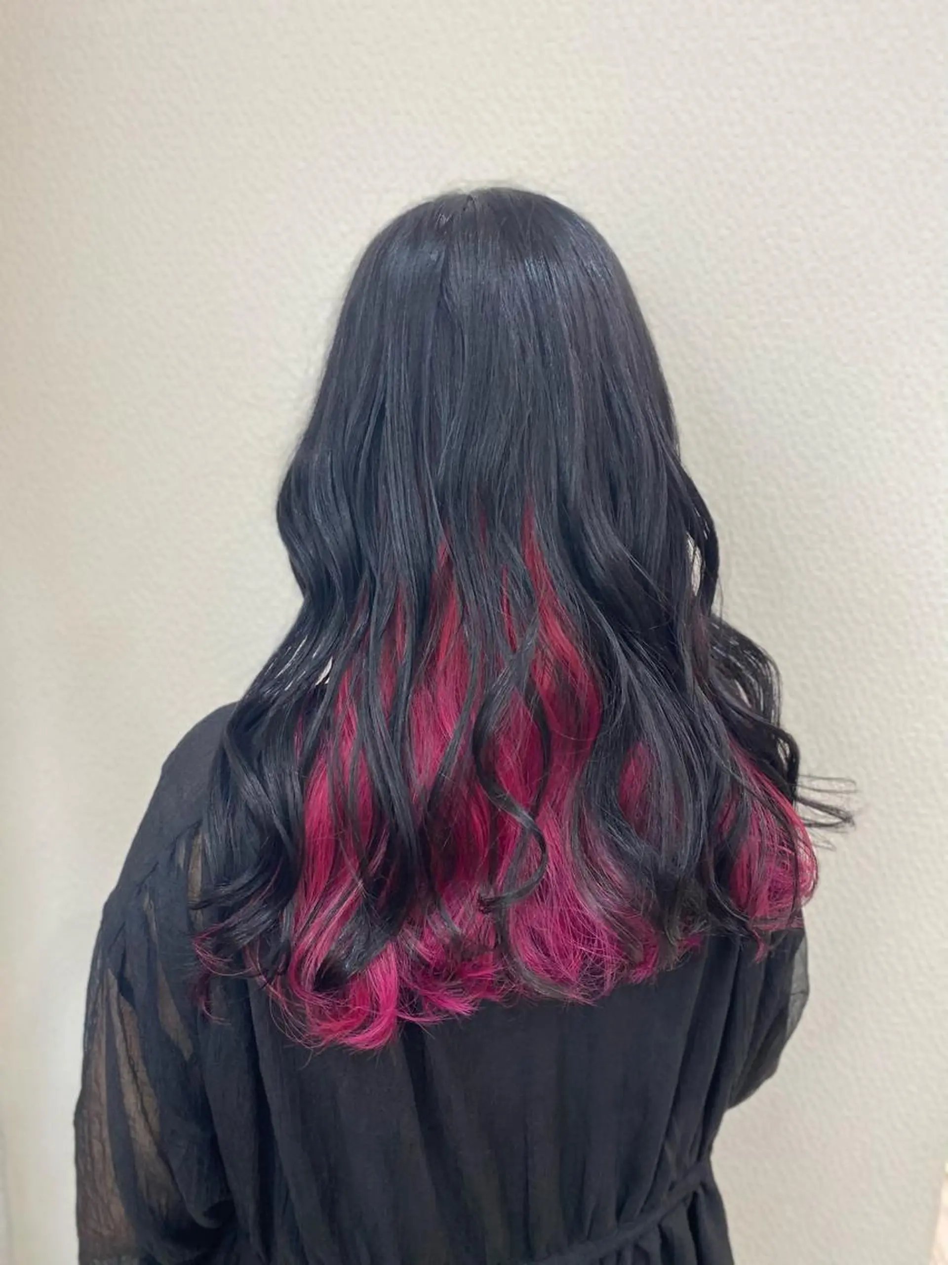 セミロング ヘアカラー ゆぴ☾‪/推しカラー /ハイトーンのヘアスタイル