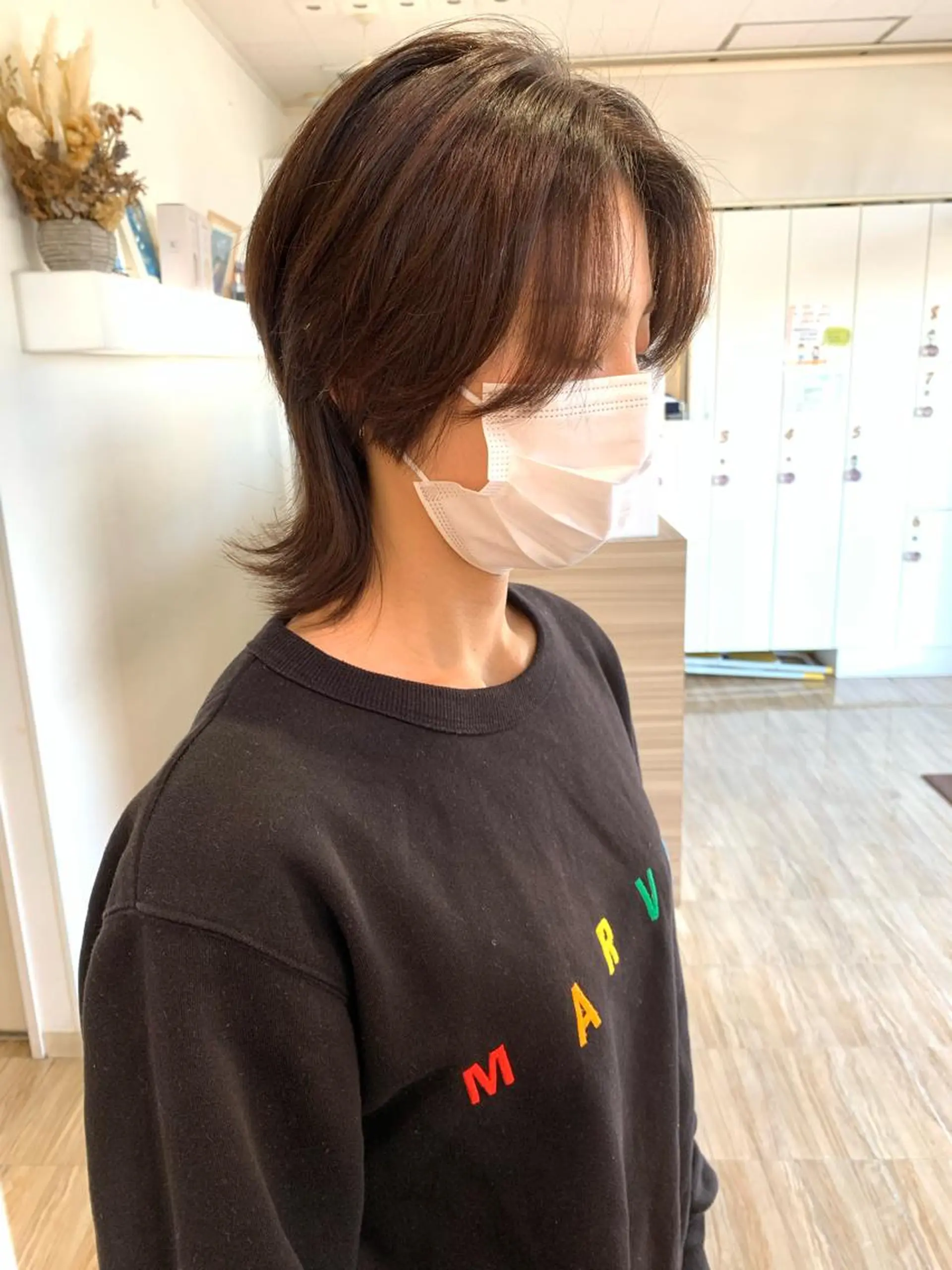 ミディアム カラー 🫧ウルフカット/ 畑中結衣🫧のヘアスタイル