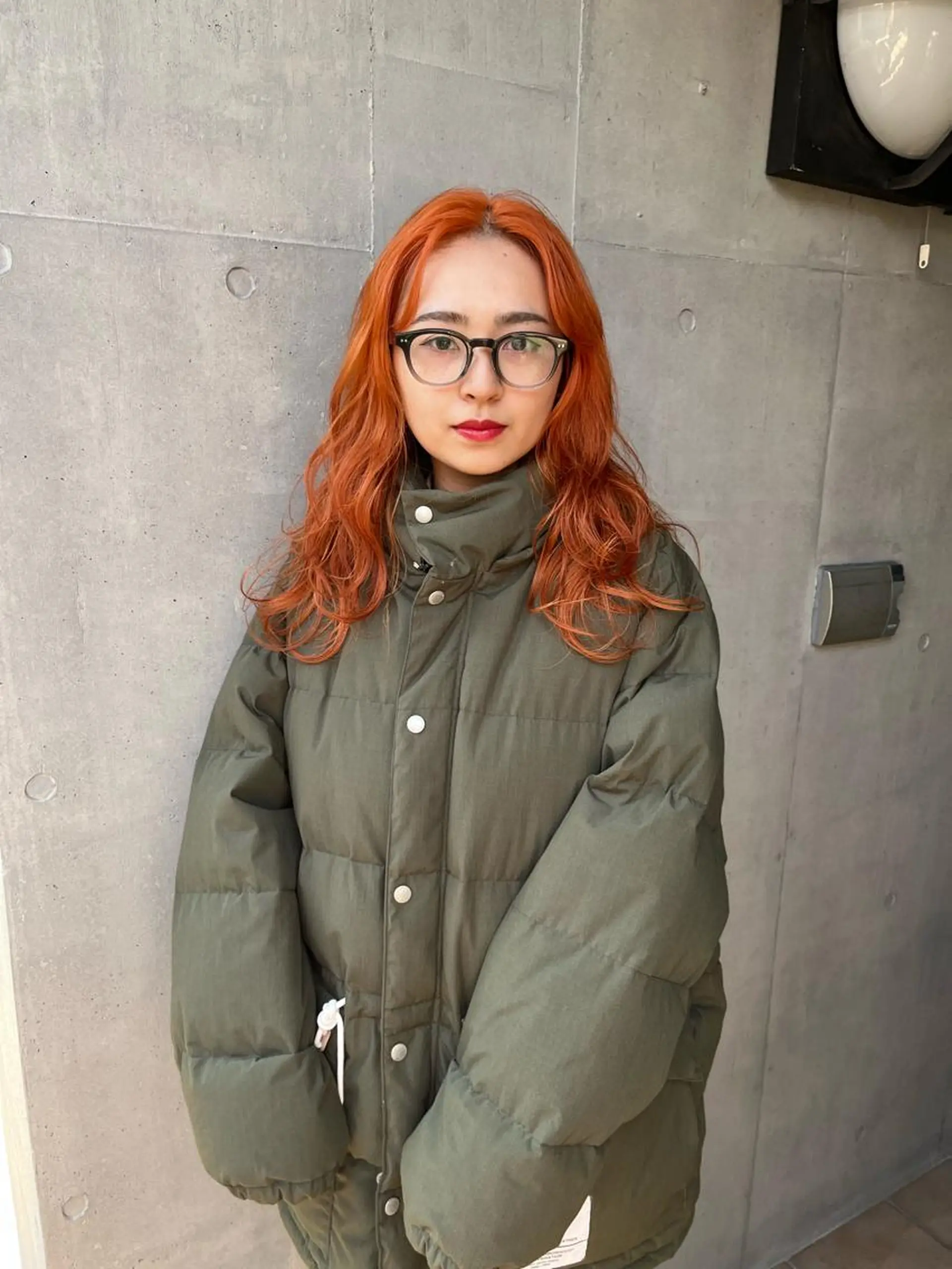 ロング カラー ベージュカラー オレンジ オレンジベージュ ヘアカラー トリートメント ミルクティーベージュ ブリーチ　店長　清水のヘアスタイル