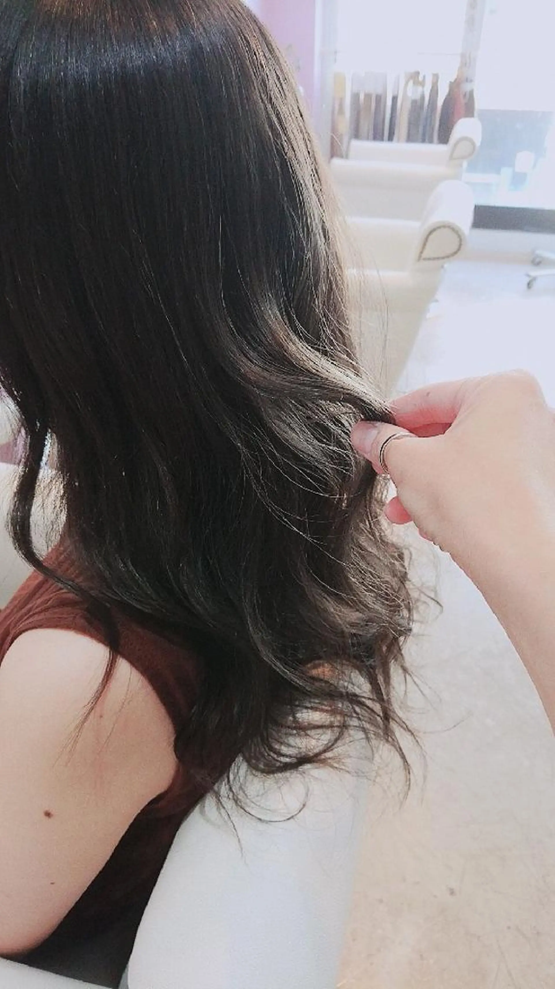 カラー ロング ナカシマ  アユミのヘアスタイル