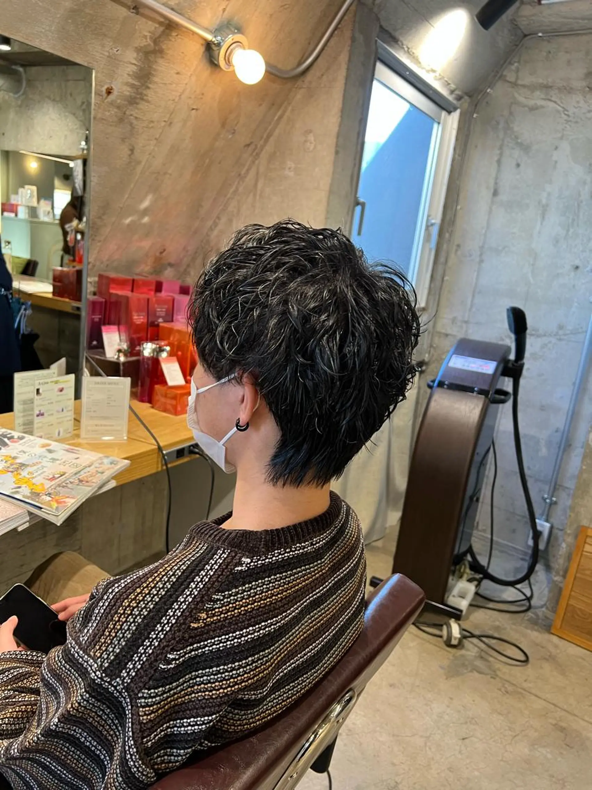 ショート パーマ レディースモデル カット/中川翔太のヘアスタイル