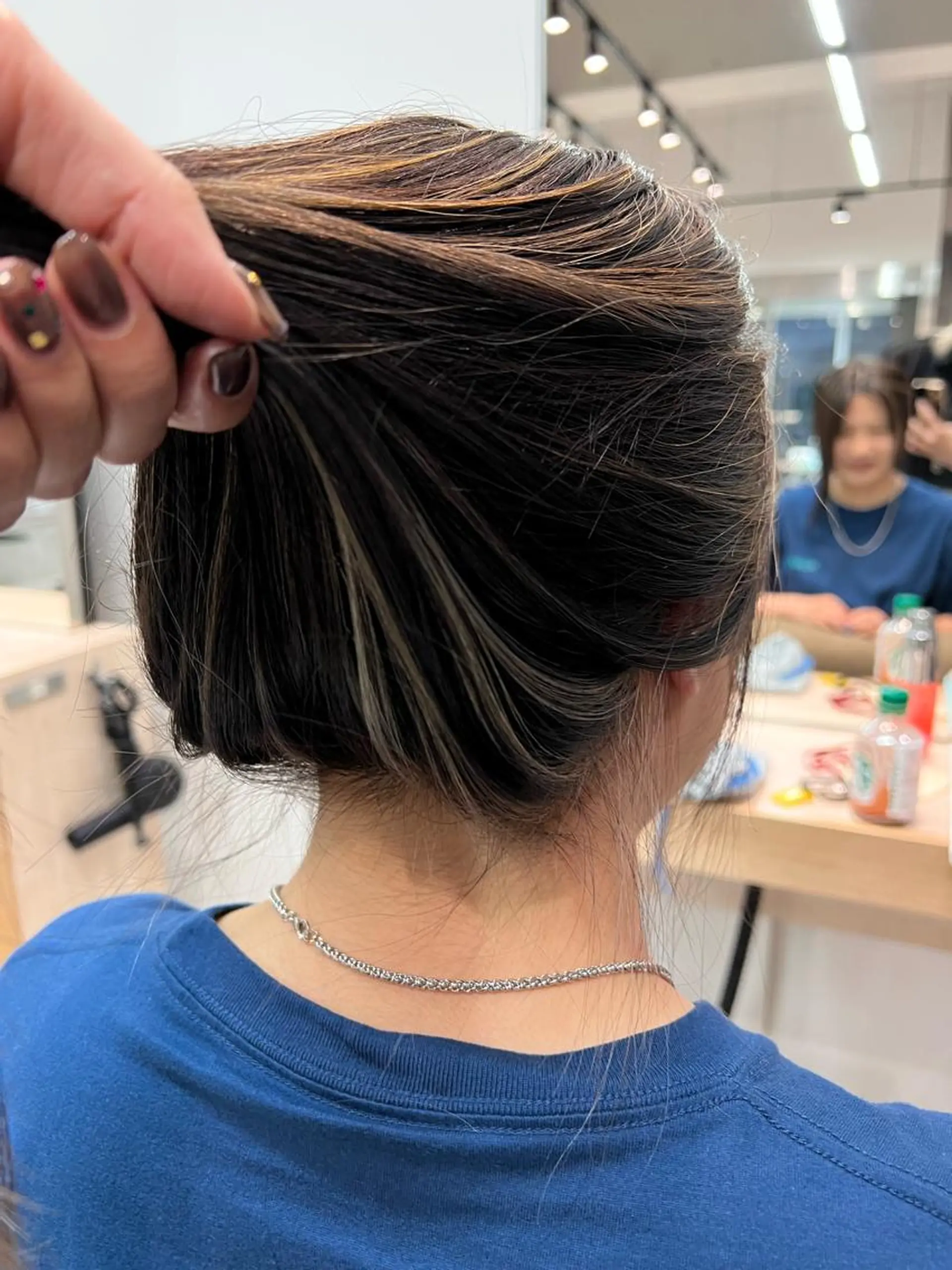 ミディアム カラー ヘアカラー トリートメント 🌞レイヤー×カラー 前川那津美🌞のヘアスタイル